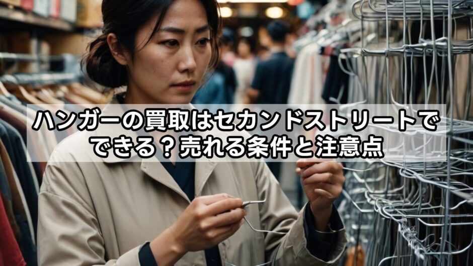 ハンガーの買取はセカンドストリートでできる？売れる条件と注意点