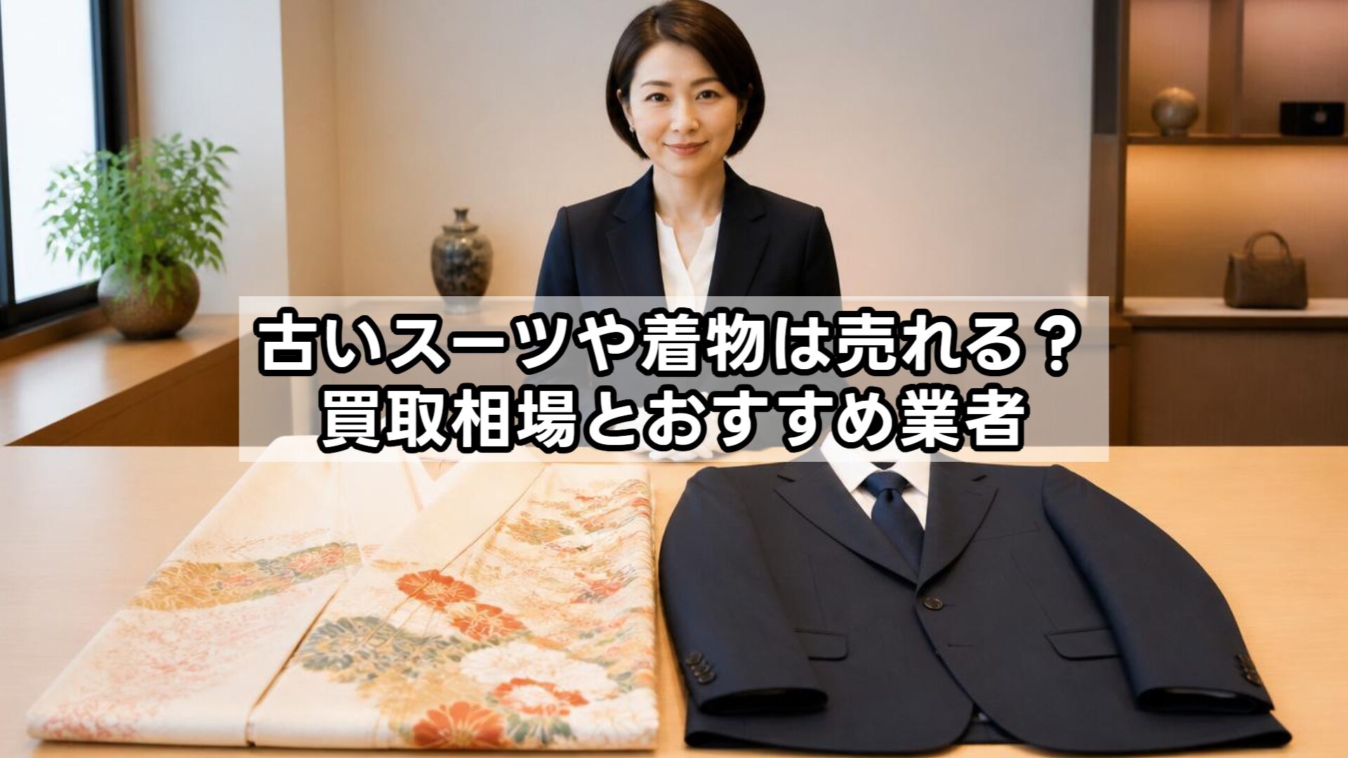 古いスーツや着物は売れる？買取相場とおすすめ業者