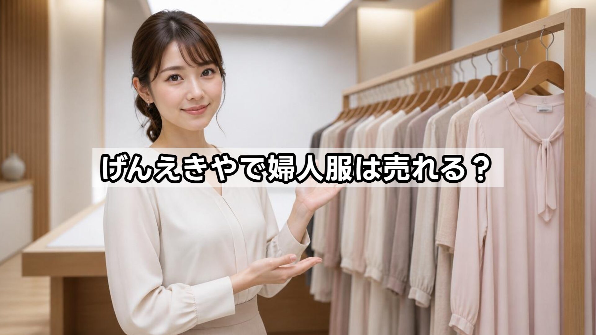 げんえきやで婦人服は売れる？