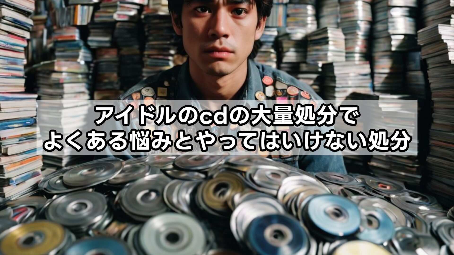 アイドルのcdの大量処分でよくある悩みとやってはいけない処分