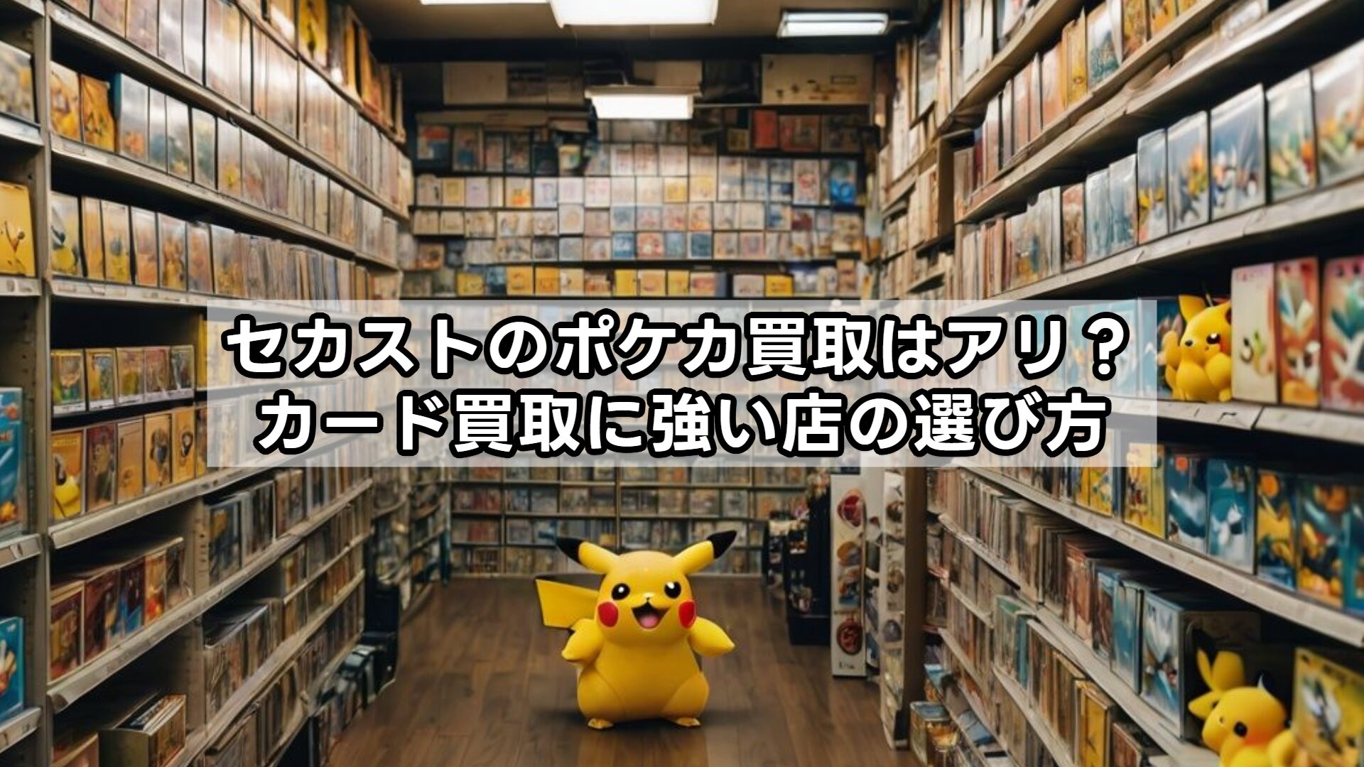 セカストのポケカ買取はアリ?カード買取に強い店の選び方