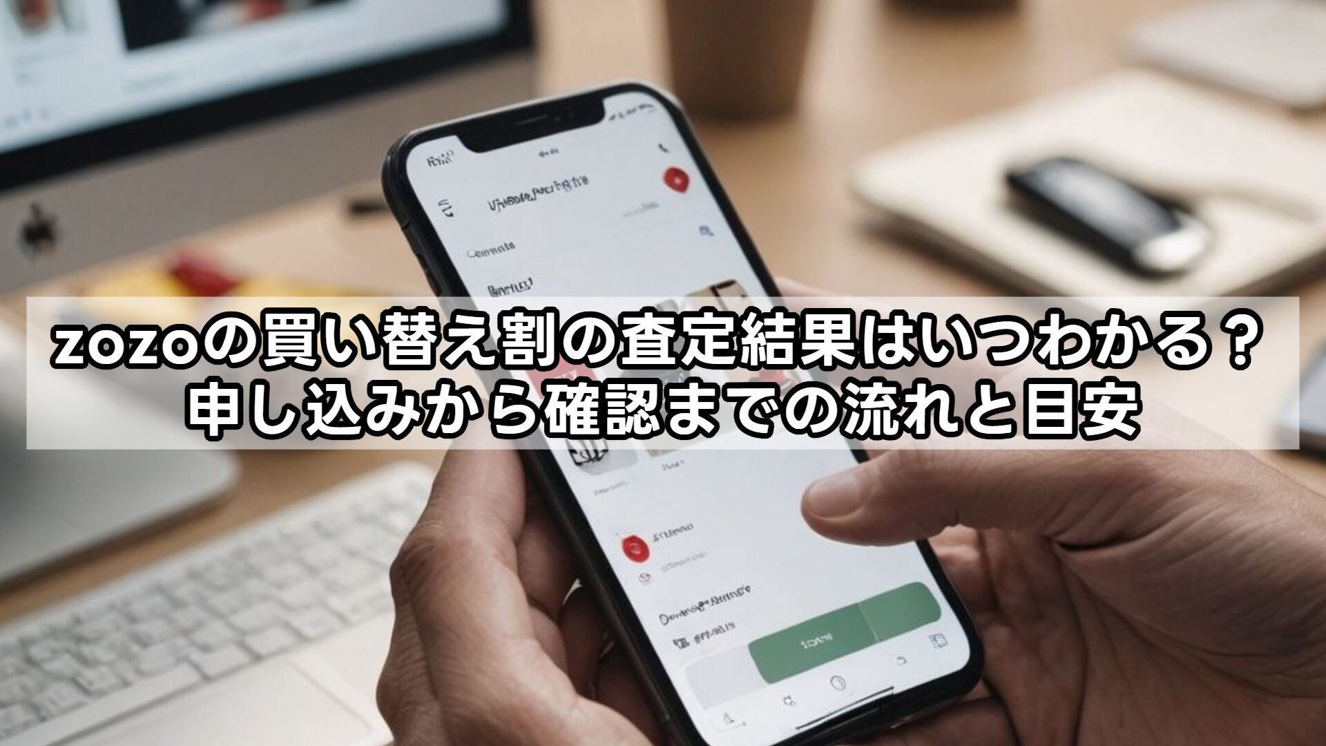 zozoの買い替え割の査定結果はいつわかる？申し込みから確認までの流れと目安
