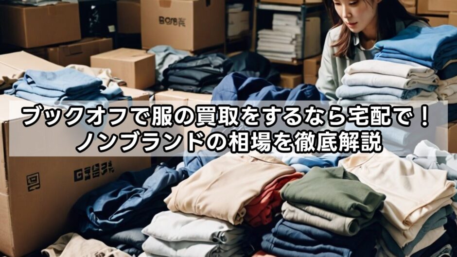 ブックオフで服の買取をするなら宅配で！ノンブランドの相場を徹底解説