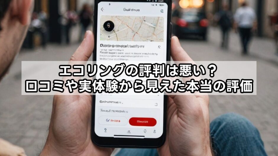 エコリングの評判は悪い？口コミや実体験から見えた本当の評価
