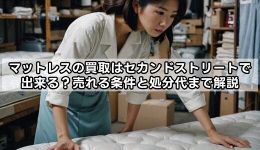 マットレスの買取はセカンドストリートで出来る？売れる条件と処分代まで解説