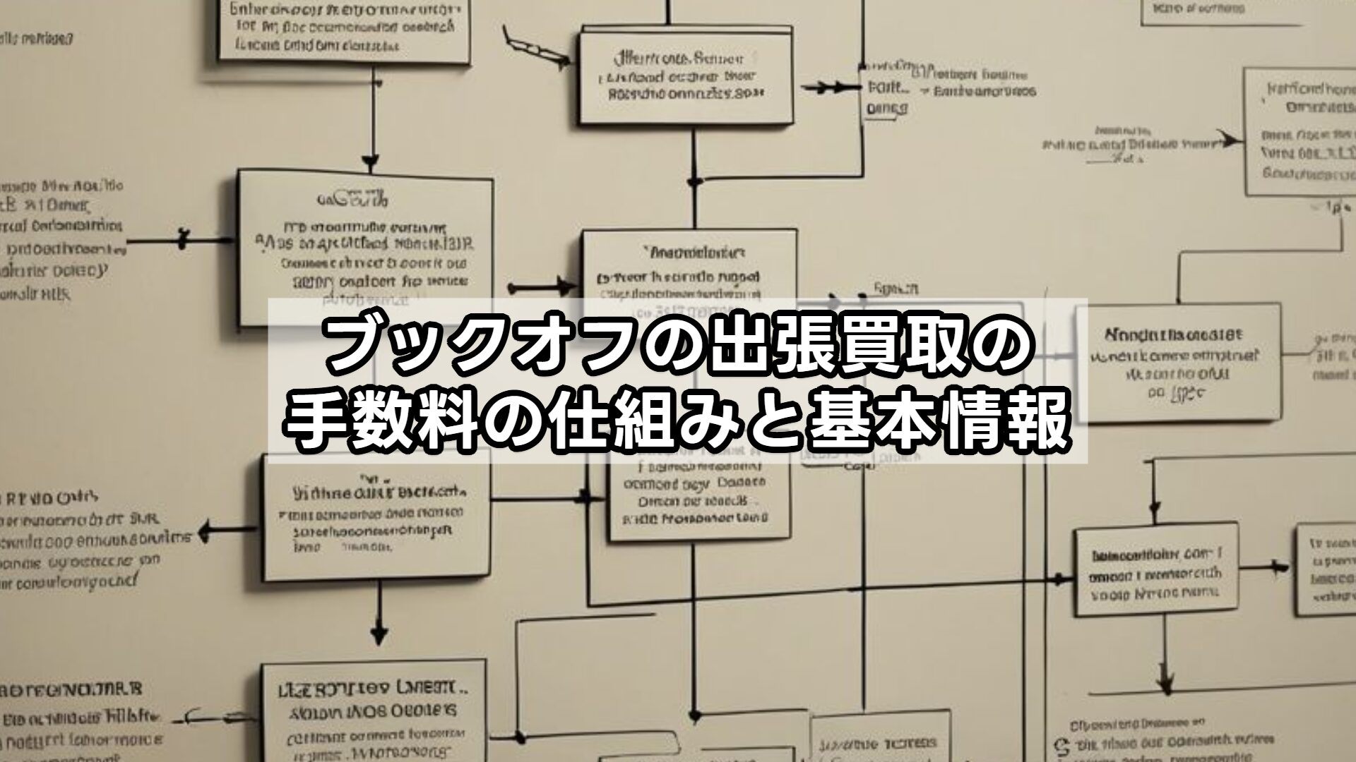 ブックオフの出張買取の手数料の仕組みと基本情報