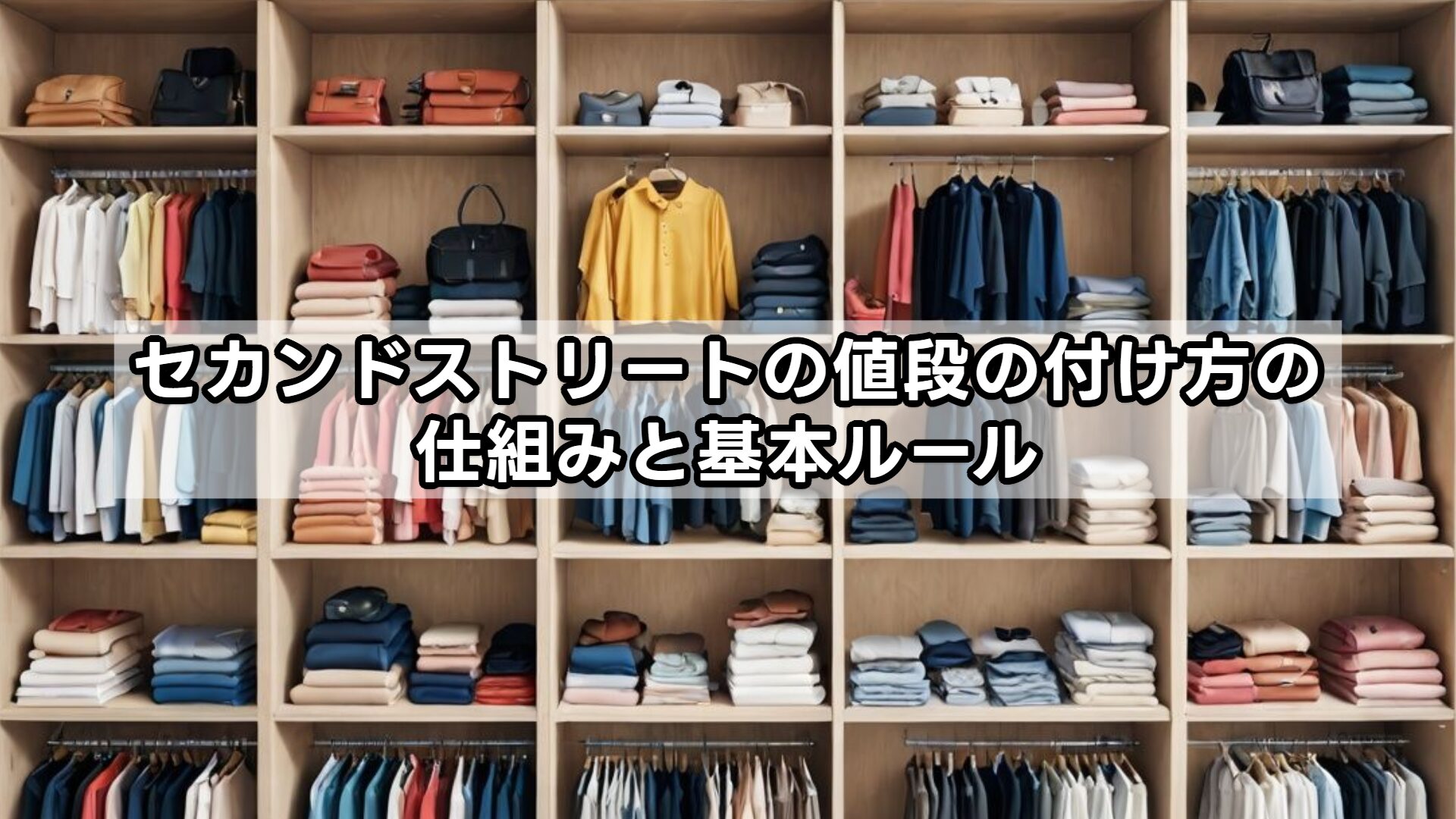 セカンドストリートの値段の付け方の仕組みと基本ルール