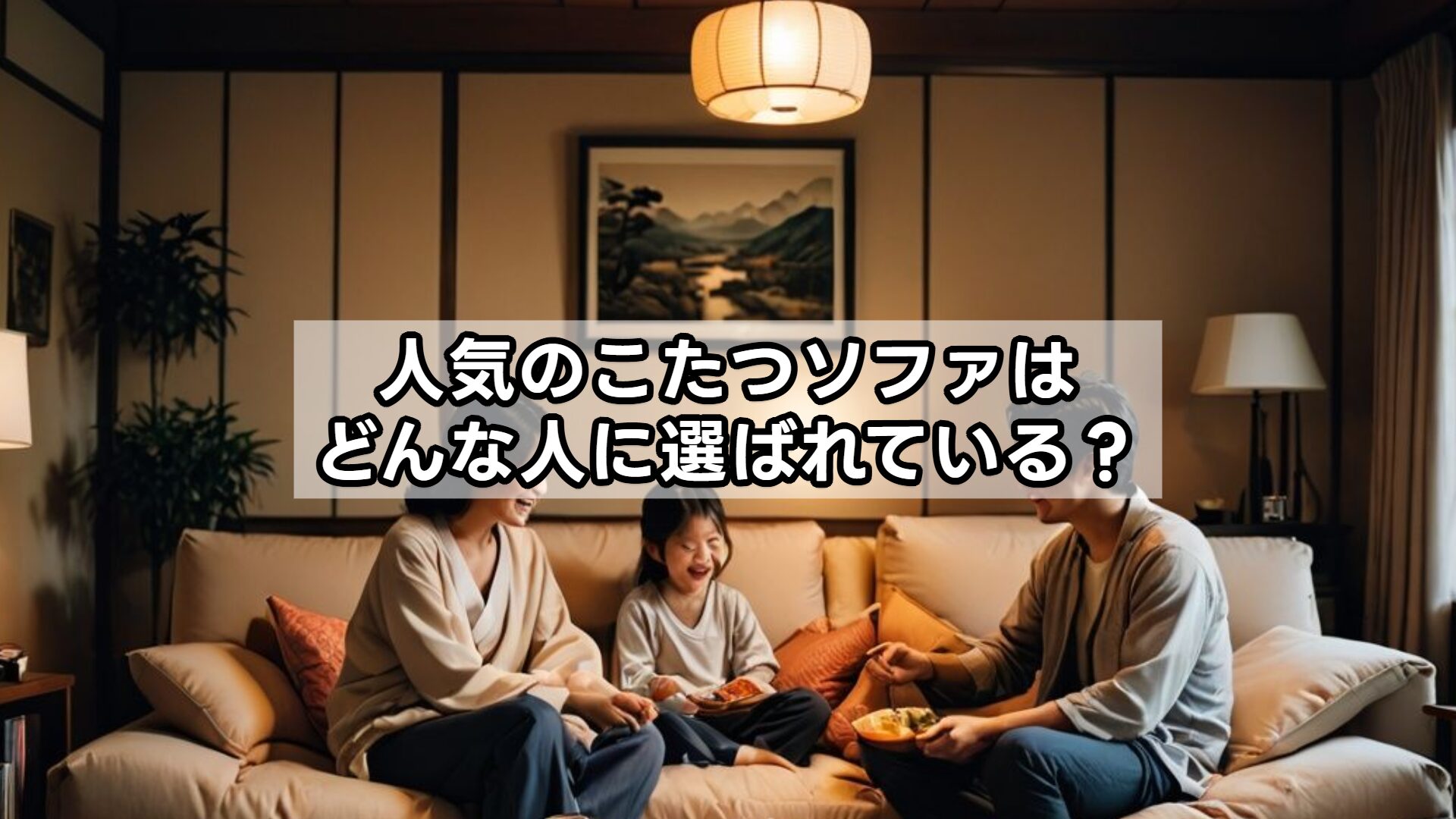 人気のこたつソファはどんな人に選ばれている？