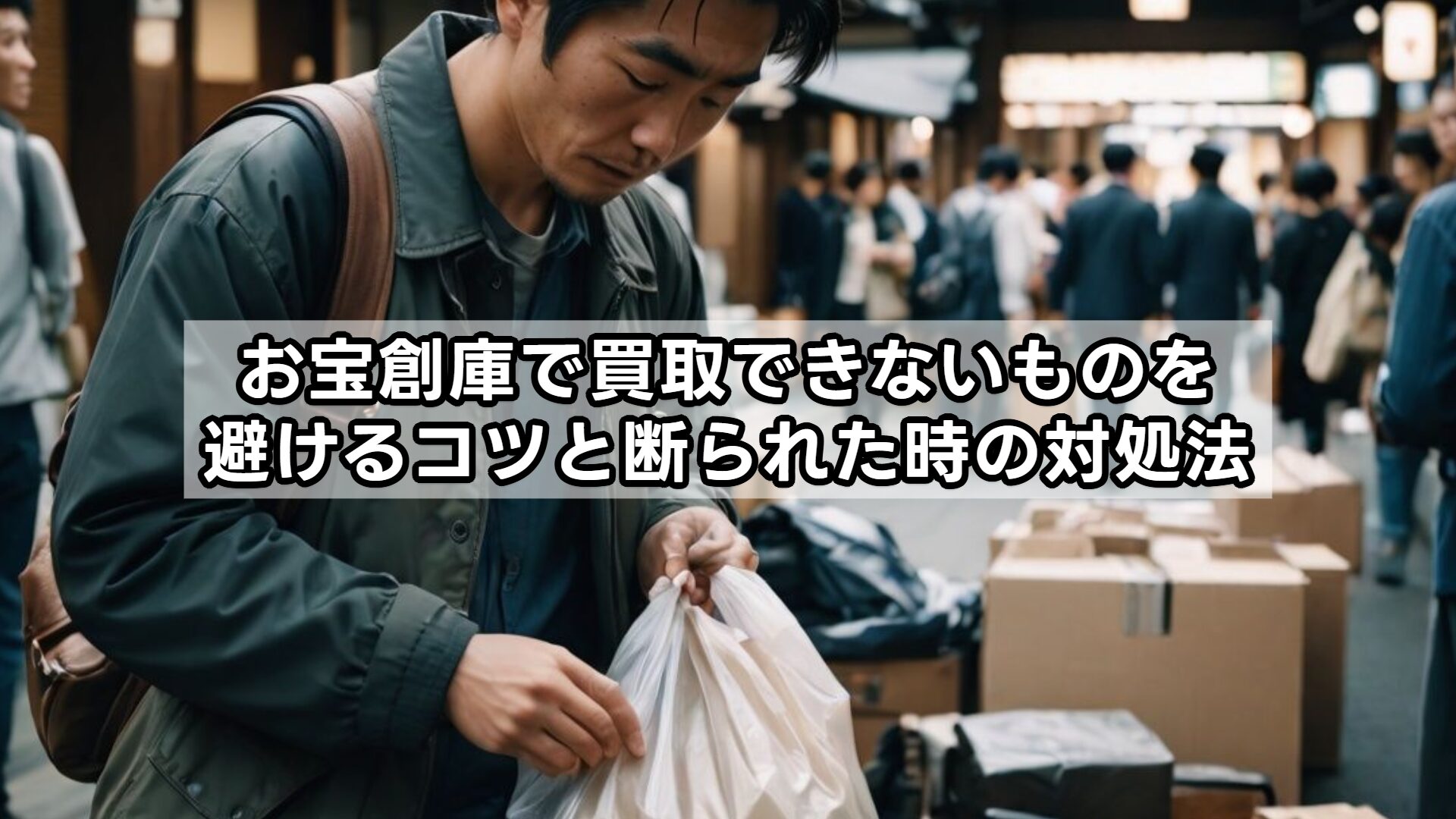 お宝創庫で買取できないものを避けるコツと断られた時の対処法