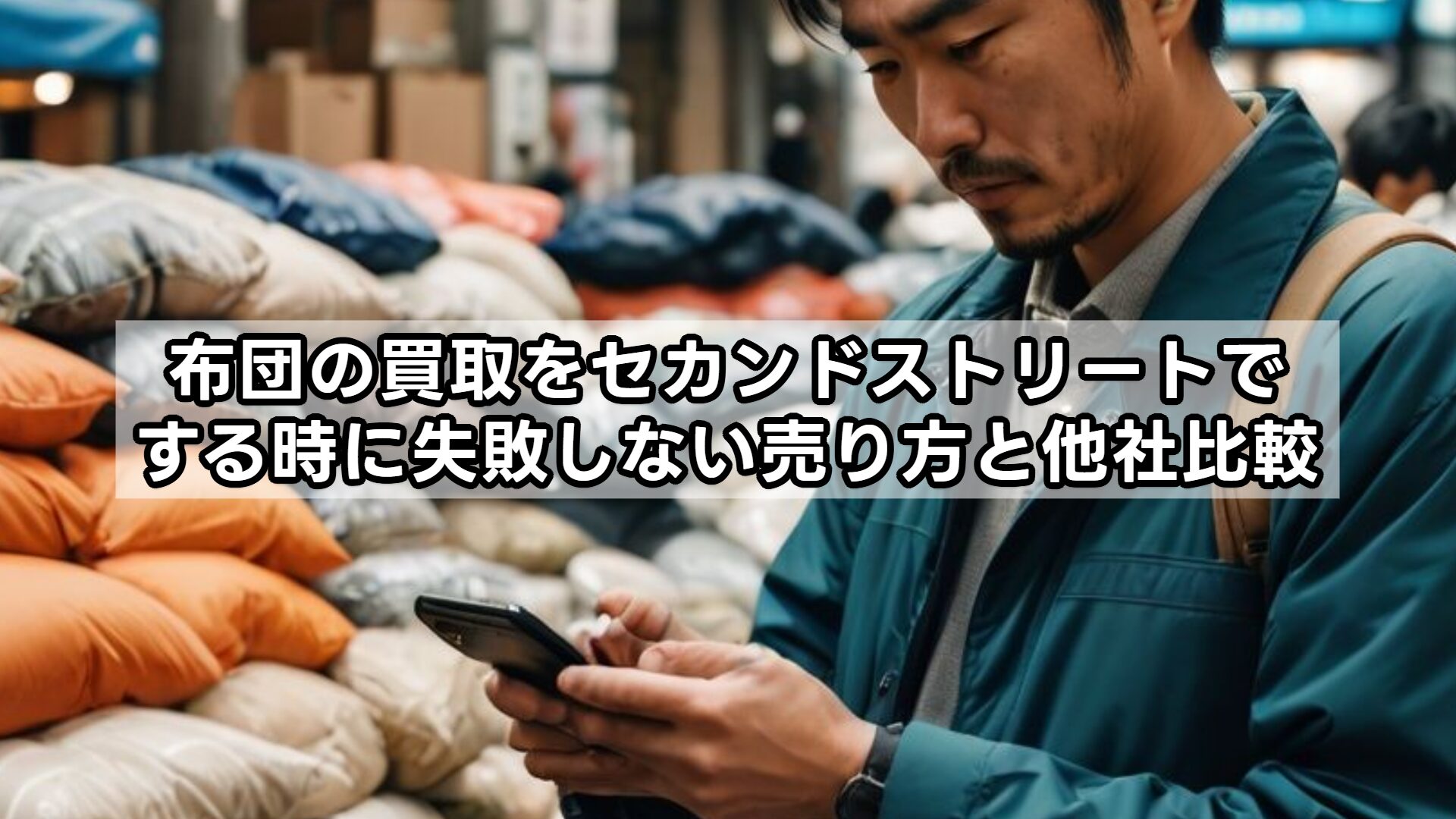 布団の買取をセカンドストリートでする時に失敗しない売り方と他社比較