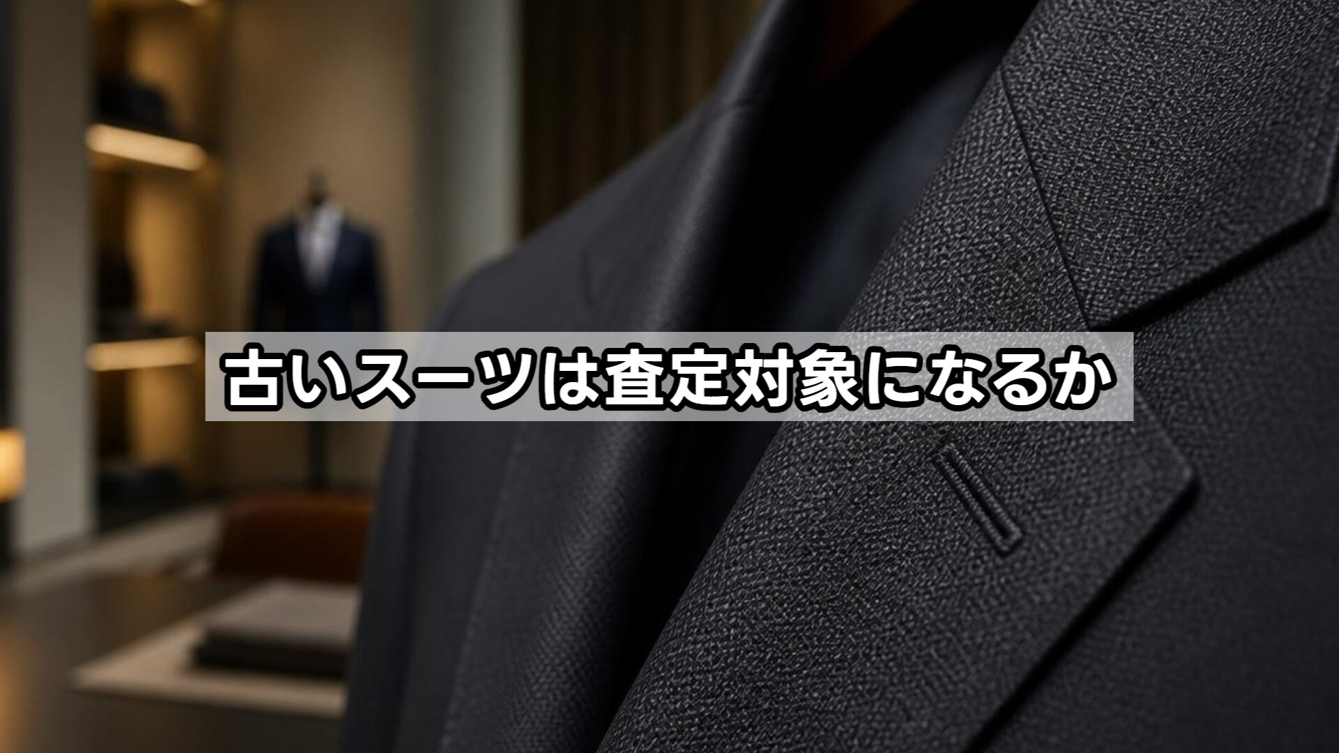 古いスーツは査定対象になるか