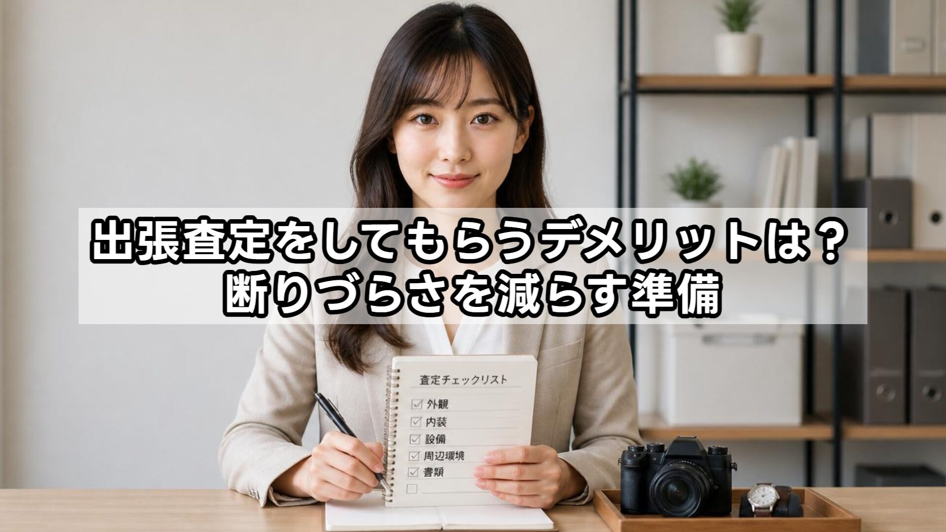 出張査定をしてもらうデメリットは？断りづらさを減らす準備
