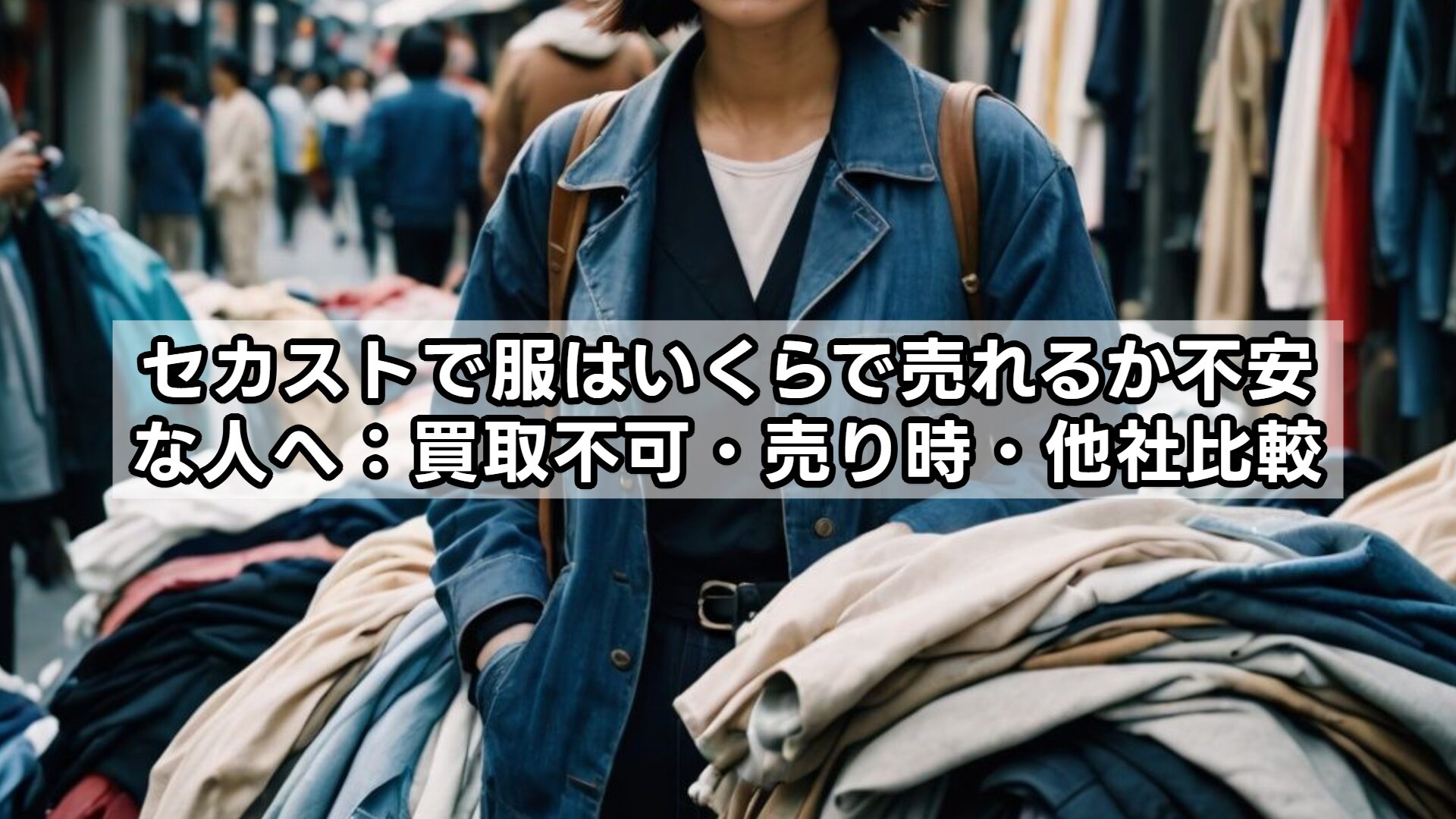 セカストで服はいくらで売れるか不安な人へ：買取不可・売り時・他社比較