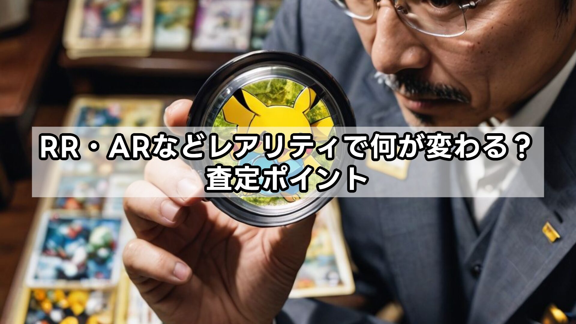 RR・ARなどレアリティで何が変わる?査定ポイント
