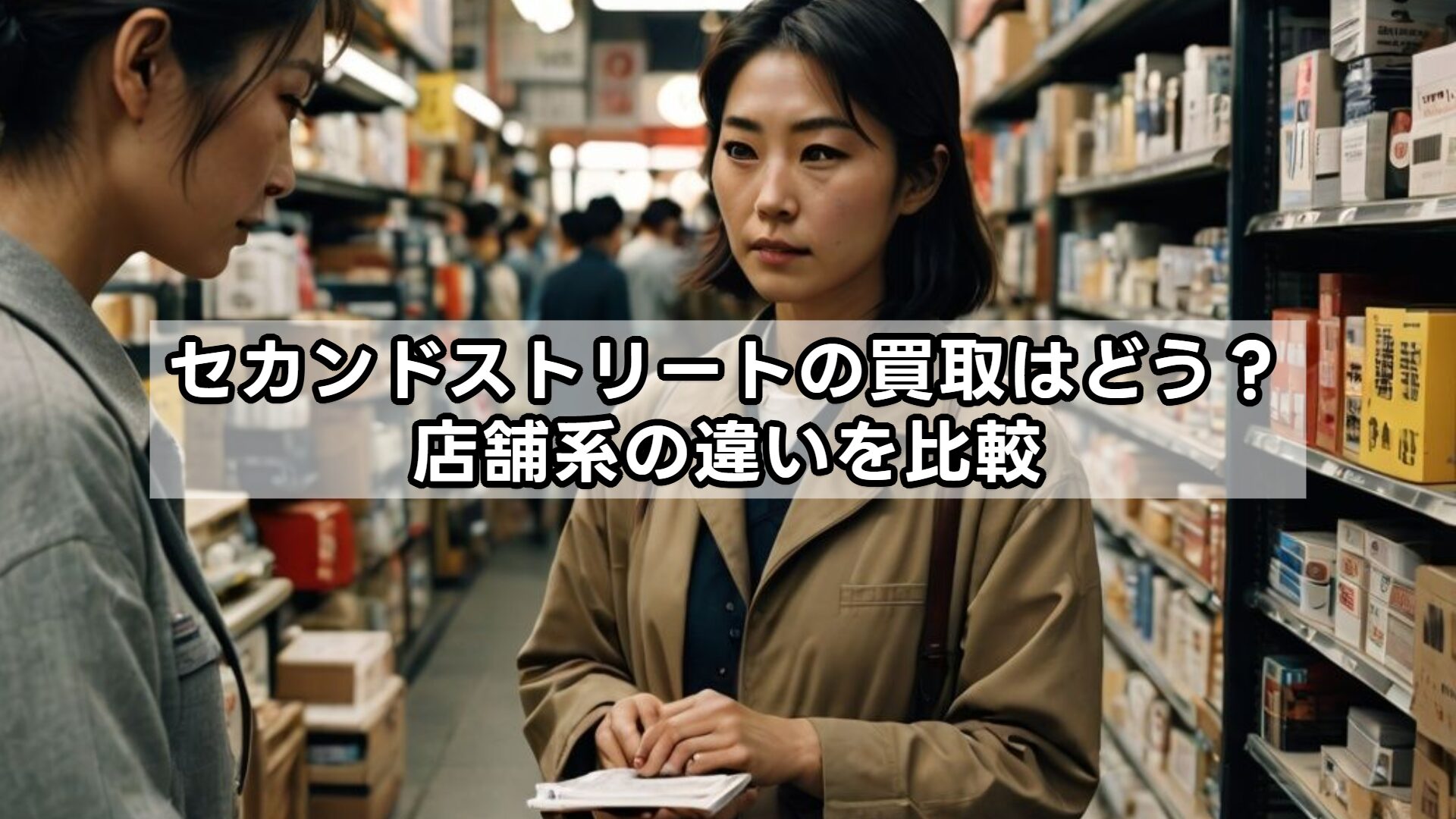 セカンドストリートの買取はどう？店舗系の違いを比較