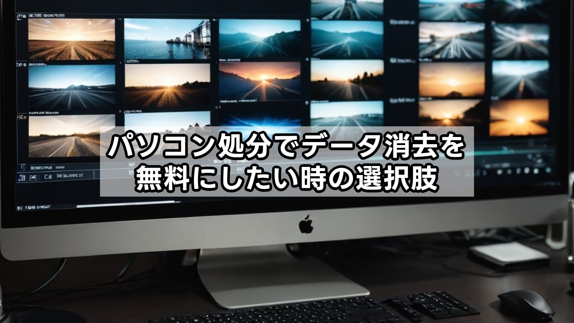 パソコン処分でデータ消去を無料にしたい時の選択肢