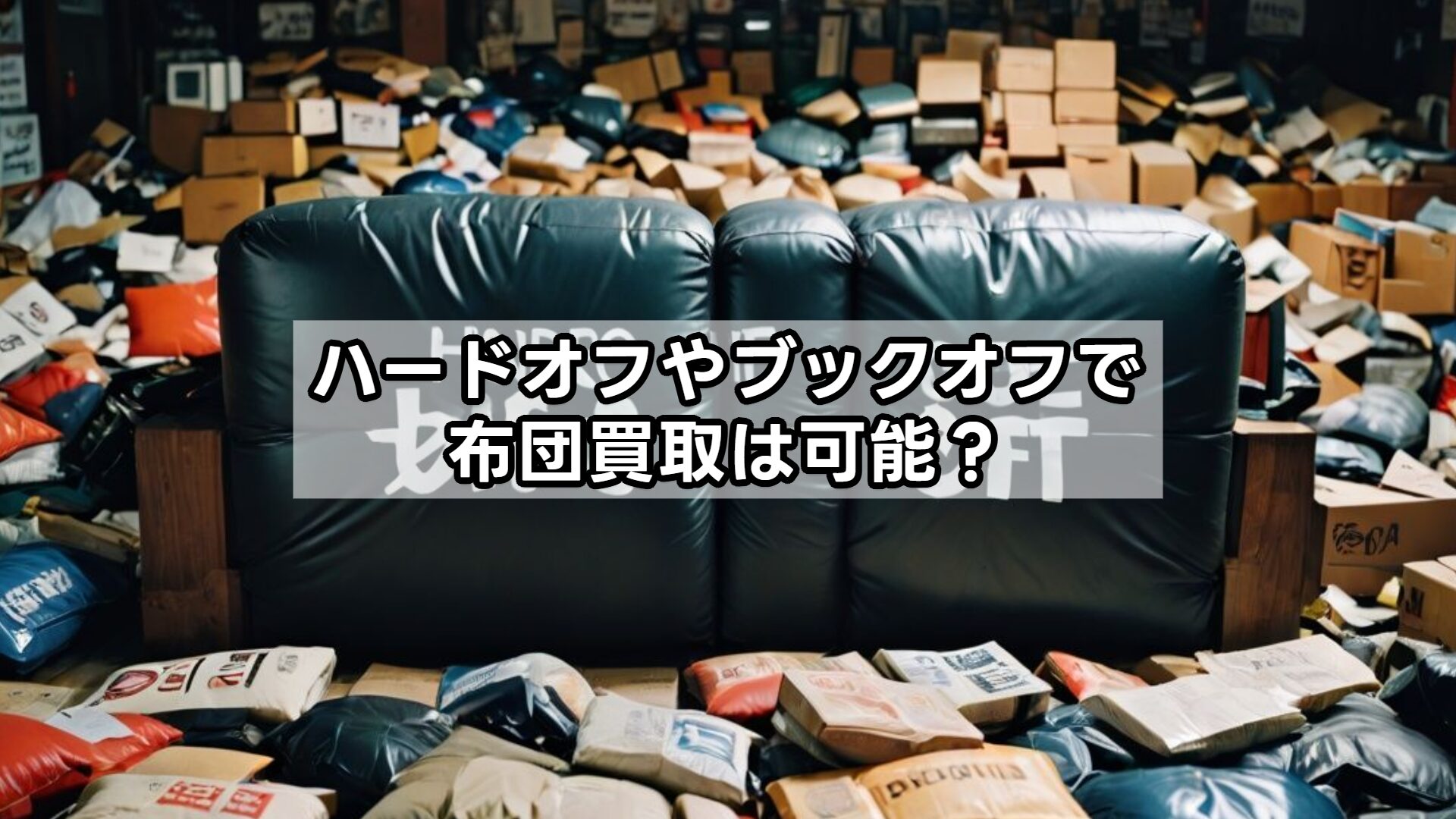 ハードオフやブックオフで布団買取は可能？