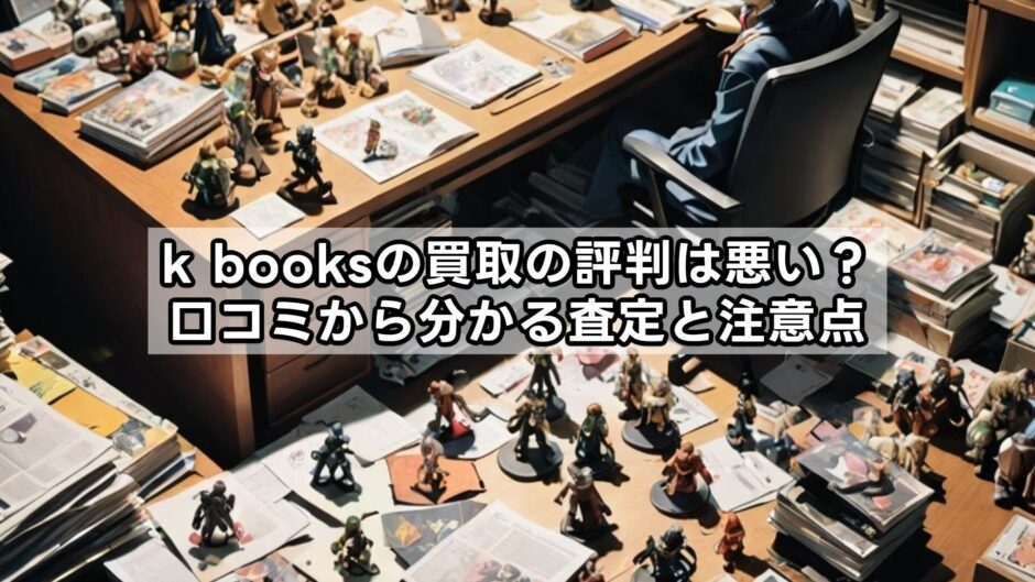 k booksの買取の評判は悪い？口コミから分かる査定と注意点