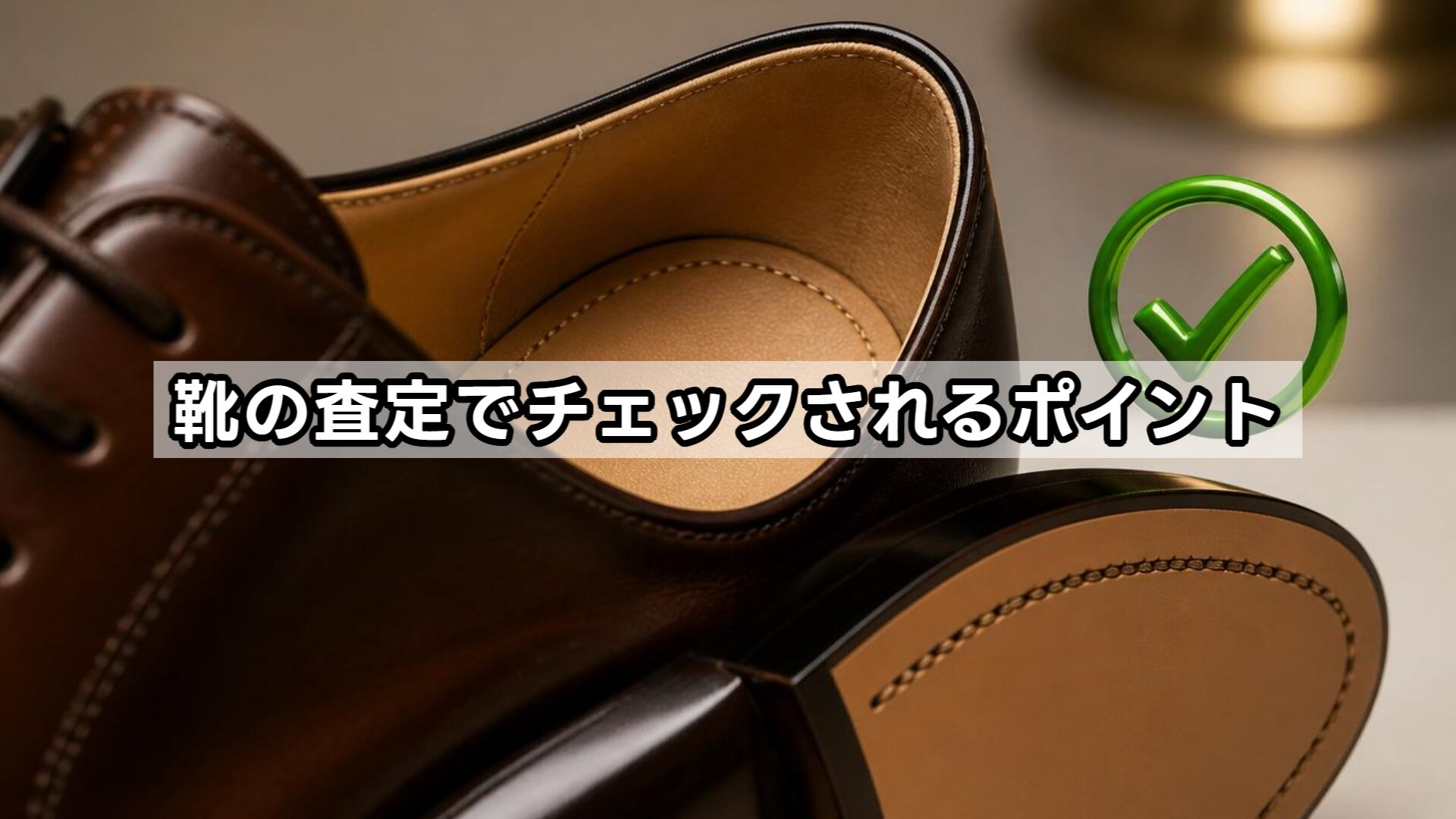 靴の査定でチェックされるポイント