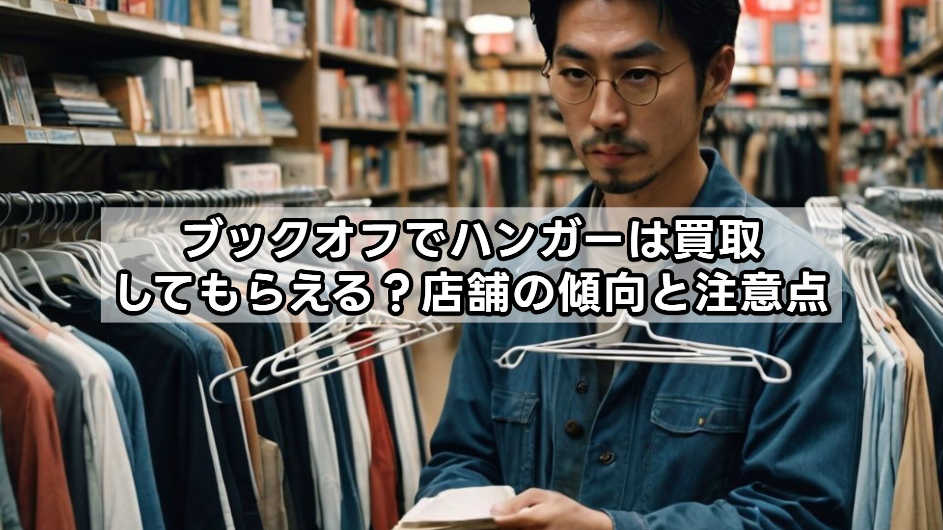 ブックオフでハンガーは買取してもらえる？店舗の傾向と注意点