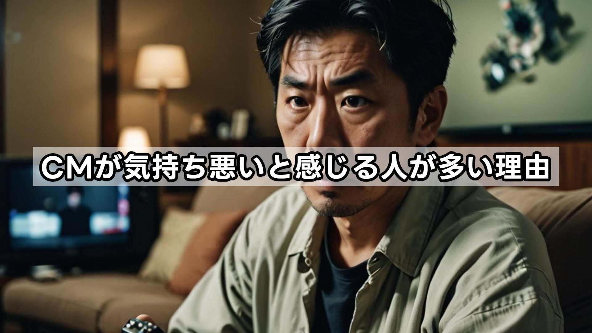 CMが気持ち悪いと感じる人が多い理由