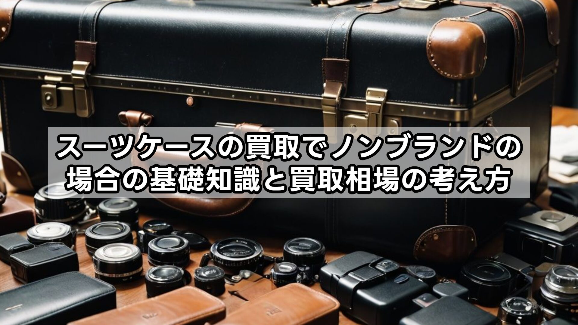 スーツケースの買取でノンブランドの場合の基礎知識と買取相場の考え方