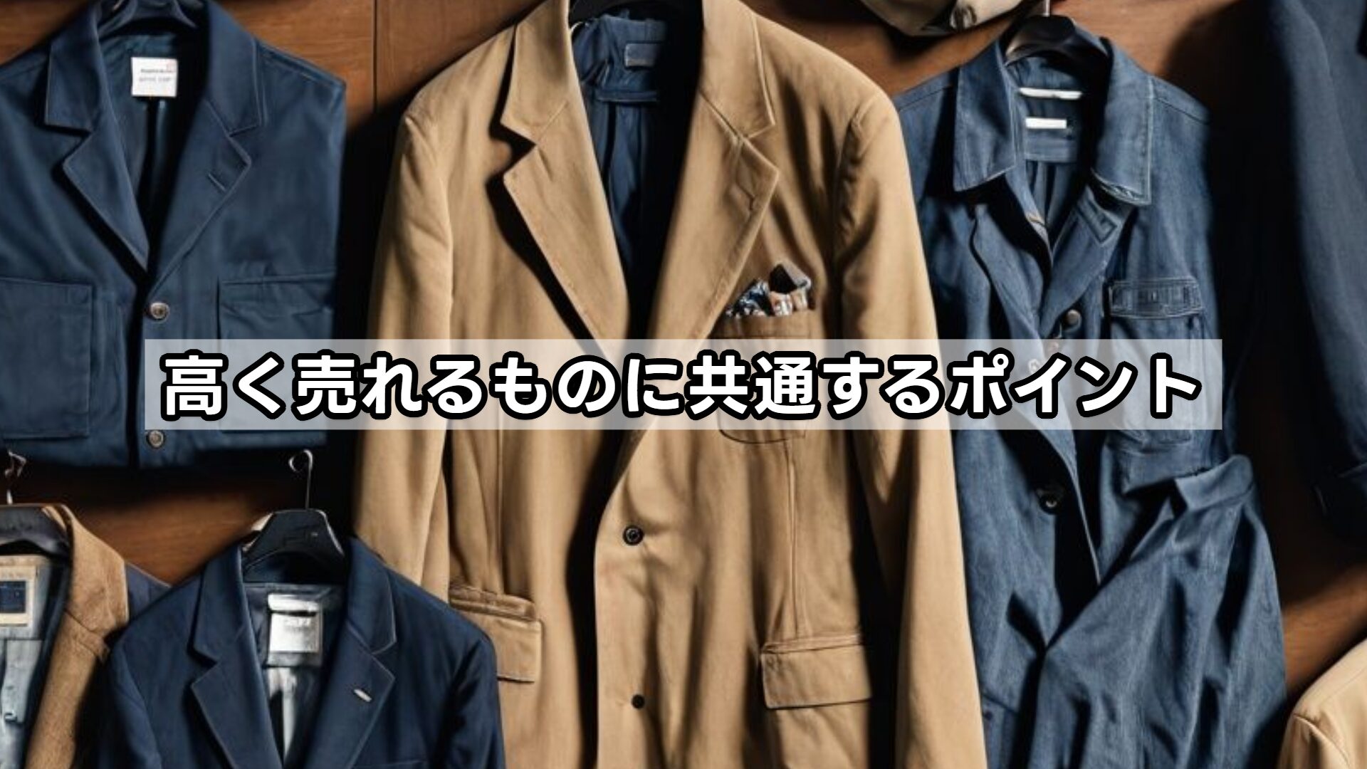 高く売れるものに共通するポイント