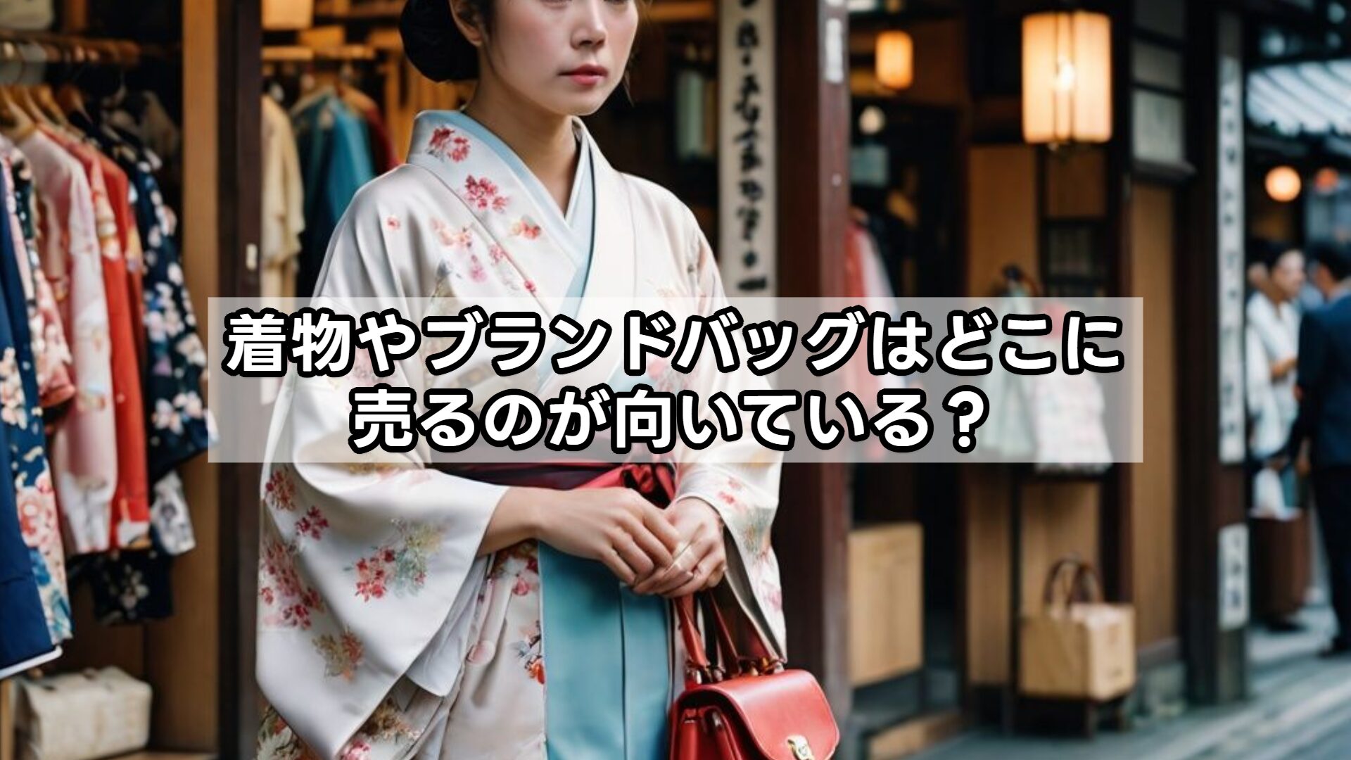 着物やブランドバッグはどこに売るのが向いている？