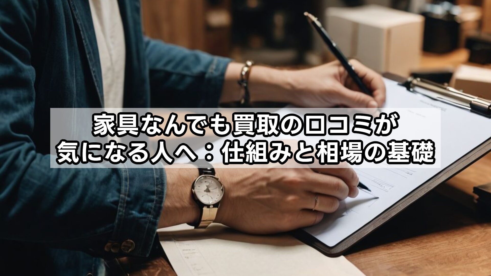 家具なんでも買取の口コミが気になる人へ：仕組みと相場の基礎