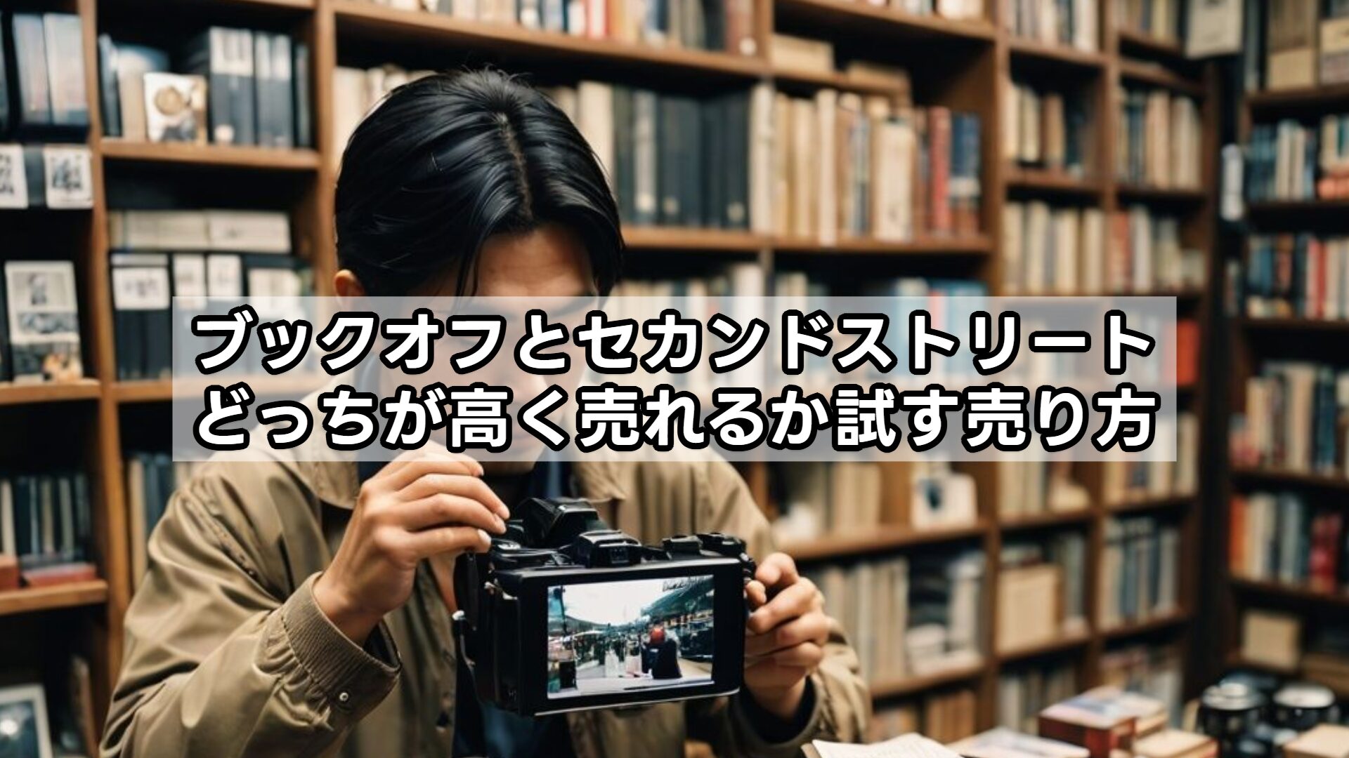 ブックオフとセカンドストリートどっちが高く売れるか試す売り方