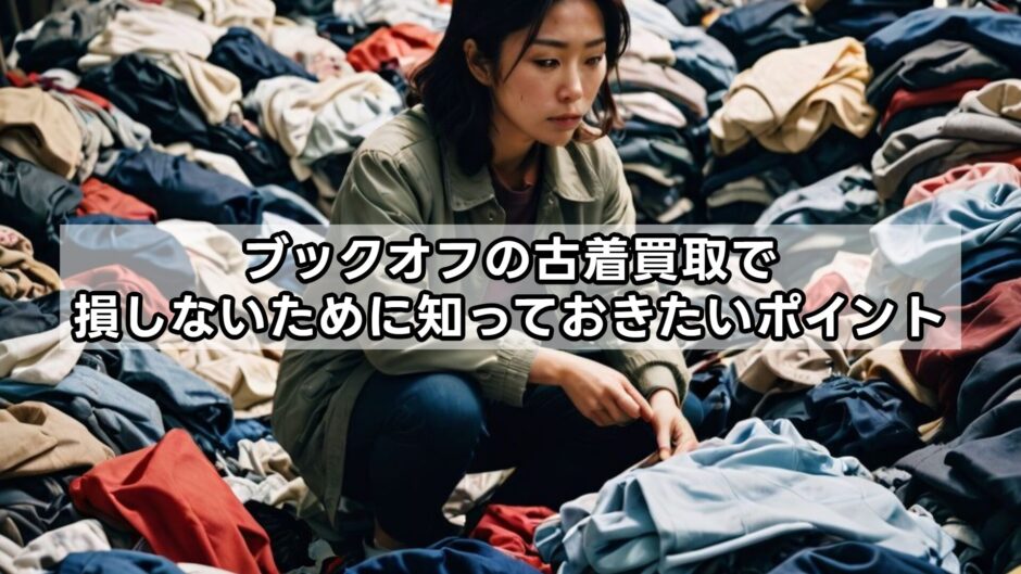 ブックオフの古着買取で損しないために知っておきたいポイント