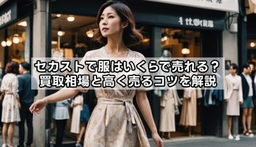 セカストで服はいくらで売れる？買取相場と高く売るコツを解説