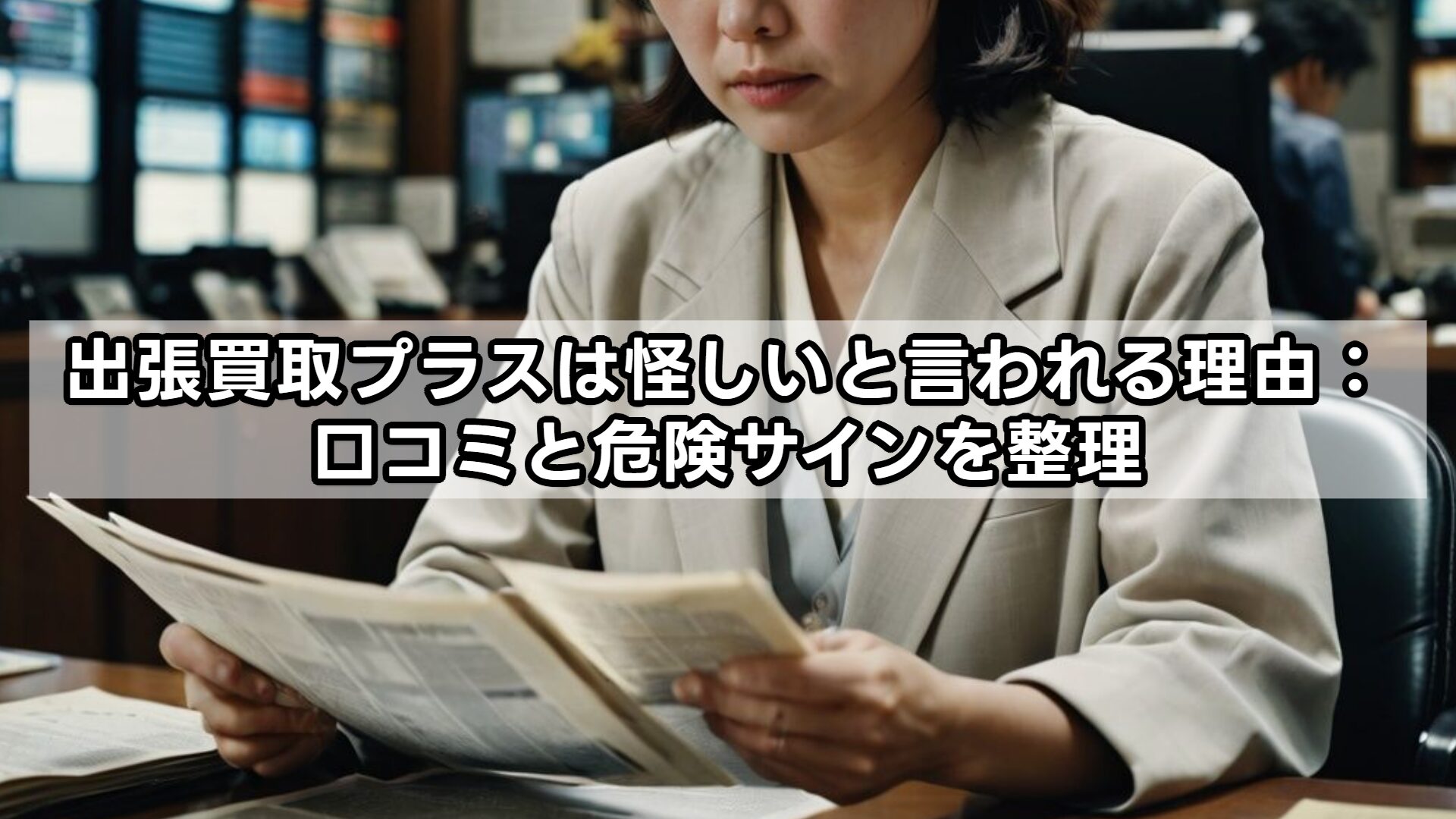 出張買取プラスは怪しいと言われる理由：口コミと危険サインを整理