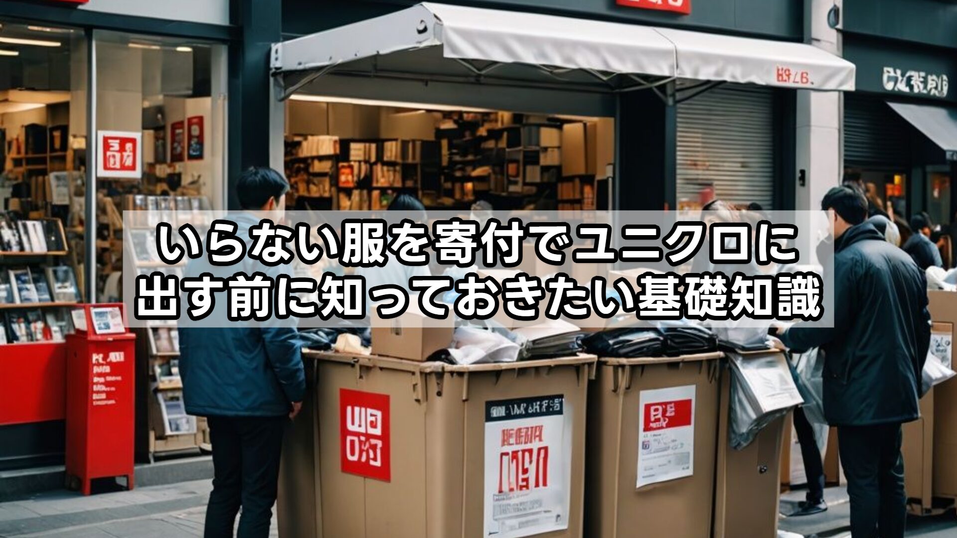 いらない服を寄付でユニクロに出す前に知っておきたい基礎知識