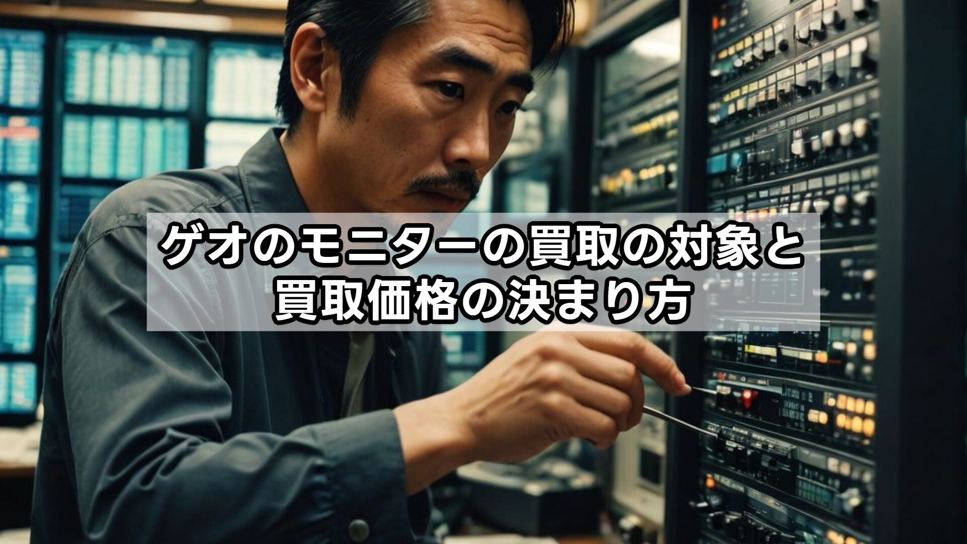 ゲオのモニターの買取の対象と買取価格の決まり方