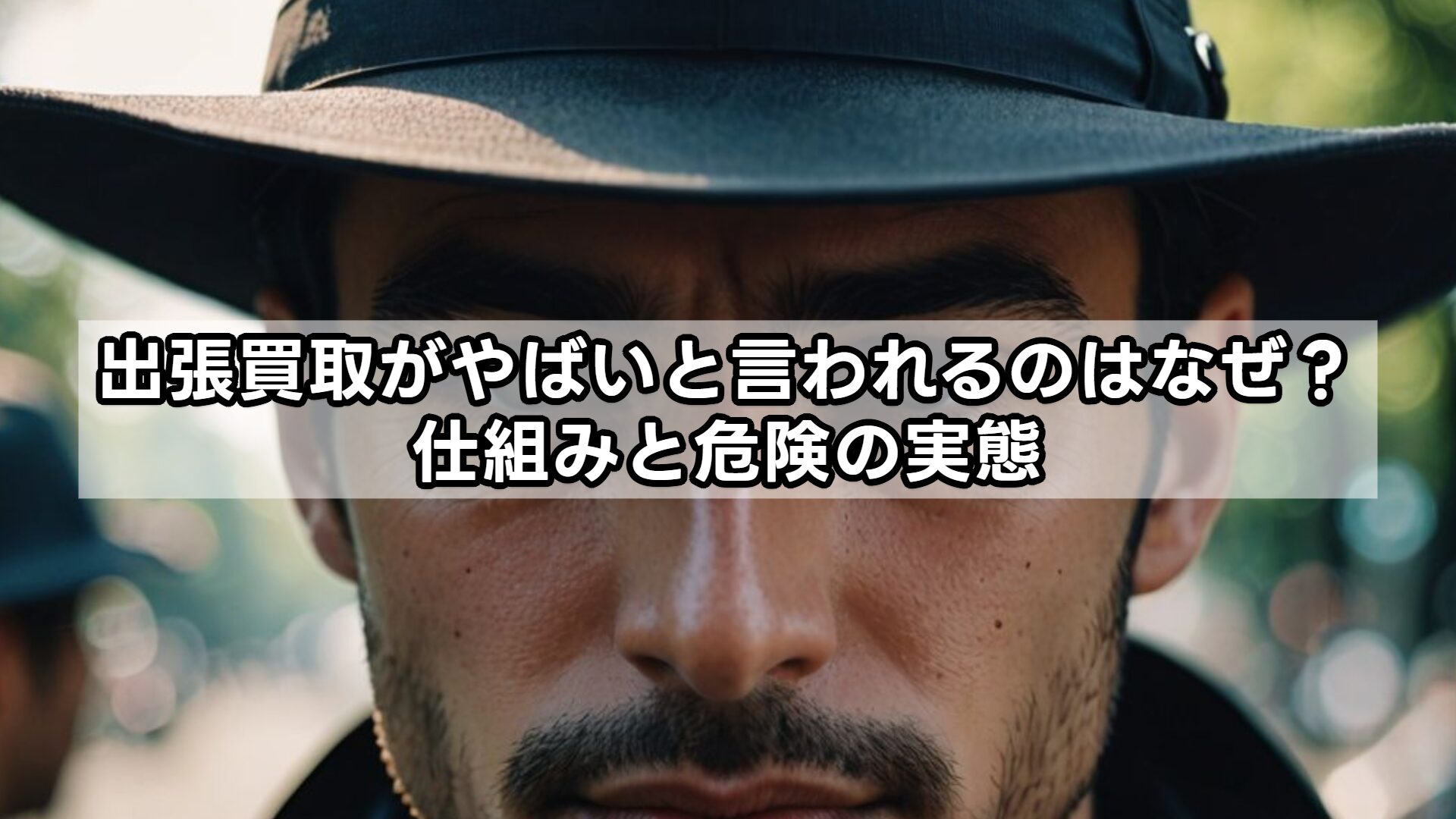 出張買取がやばいと言われるのはなぜ？仕組みと危険の実態