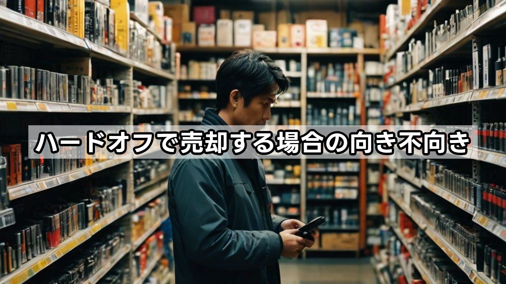 ハードオフで売却する場合の向き不向き