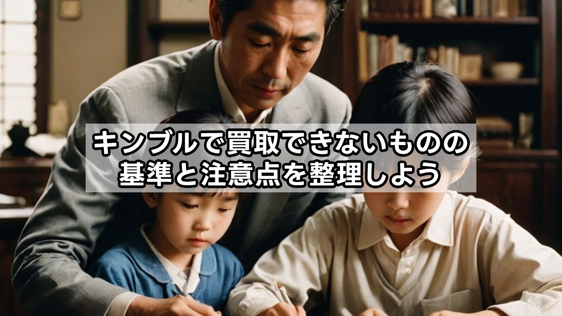キンブルで買取できないものの基準と注意点を整理しよう