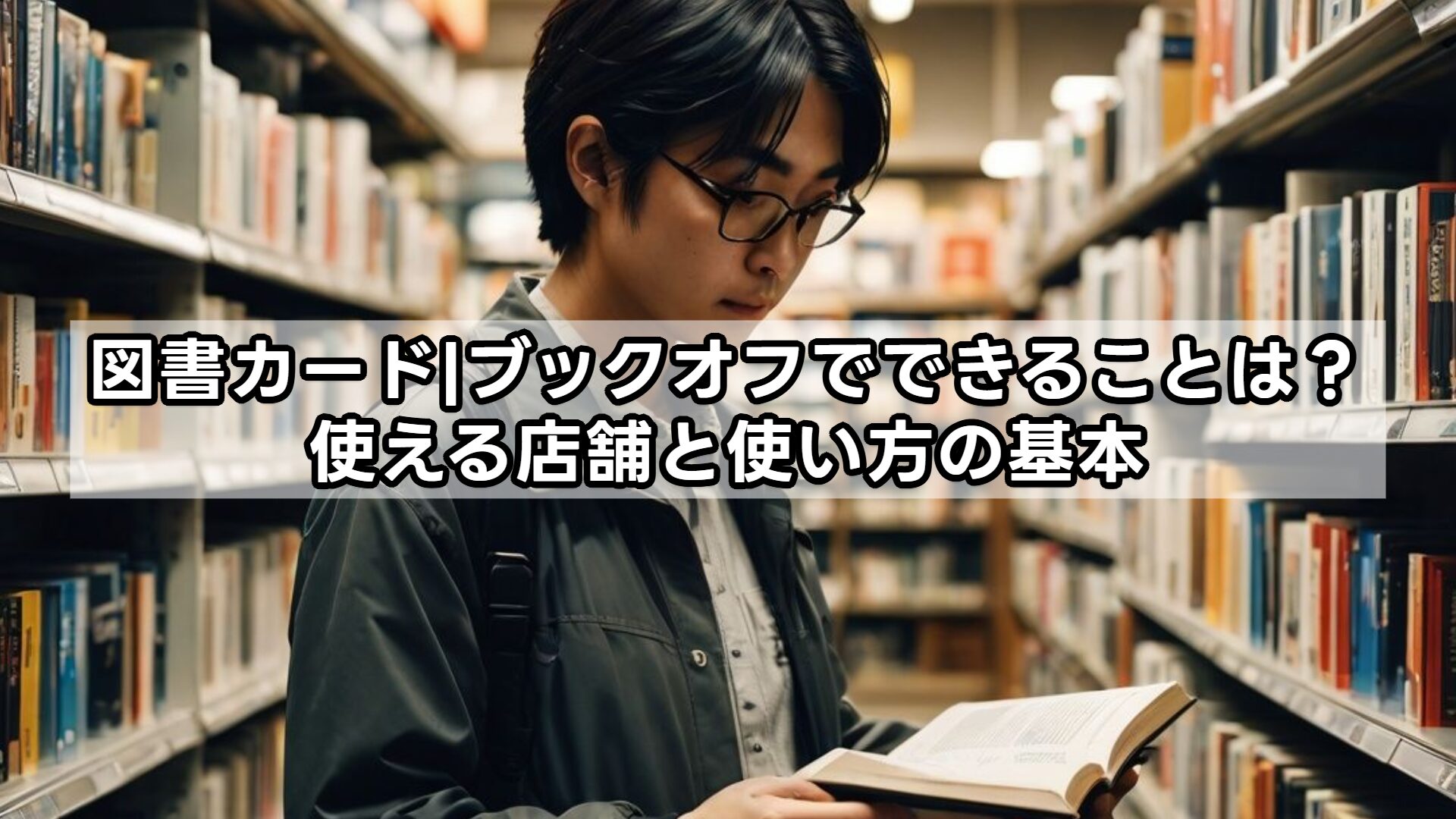 図書カード|ブックオフでできることは？使える店舗と使い方の基本