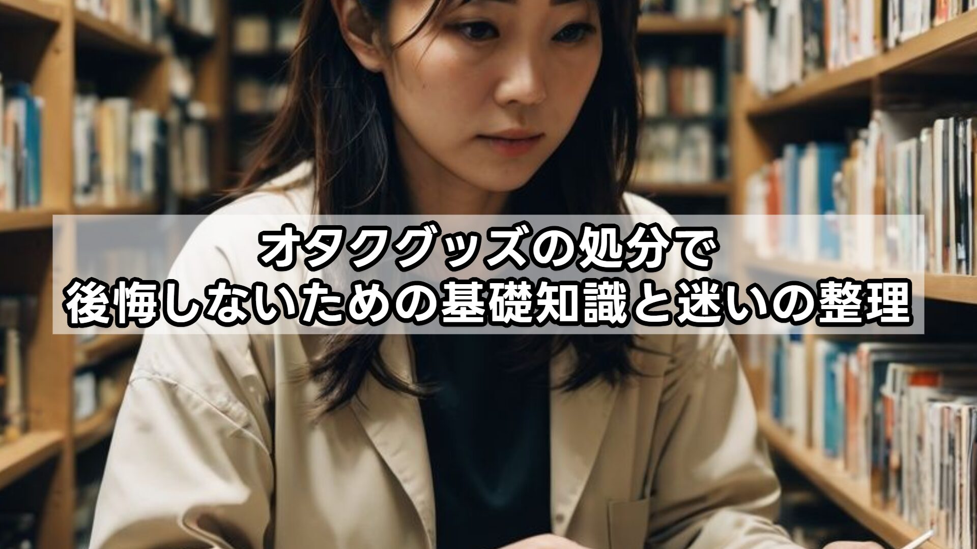 オタクグッズの処分で後悔しないための基礎知識と迷いの整理