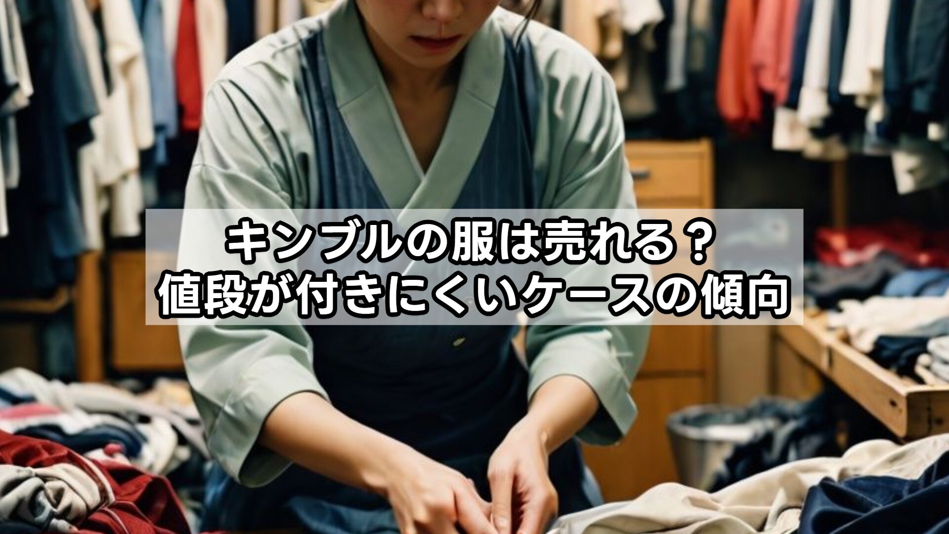 キンブルの服は売れる？値段が付きにくいケースの傾向