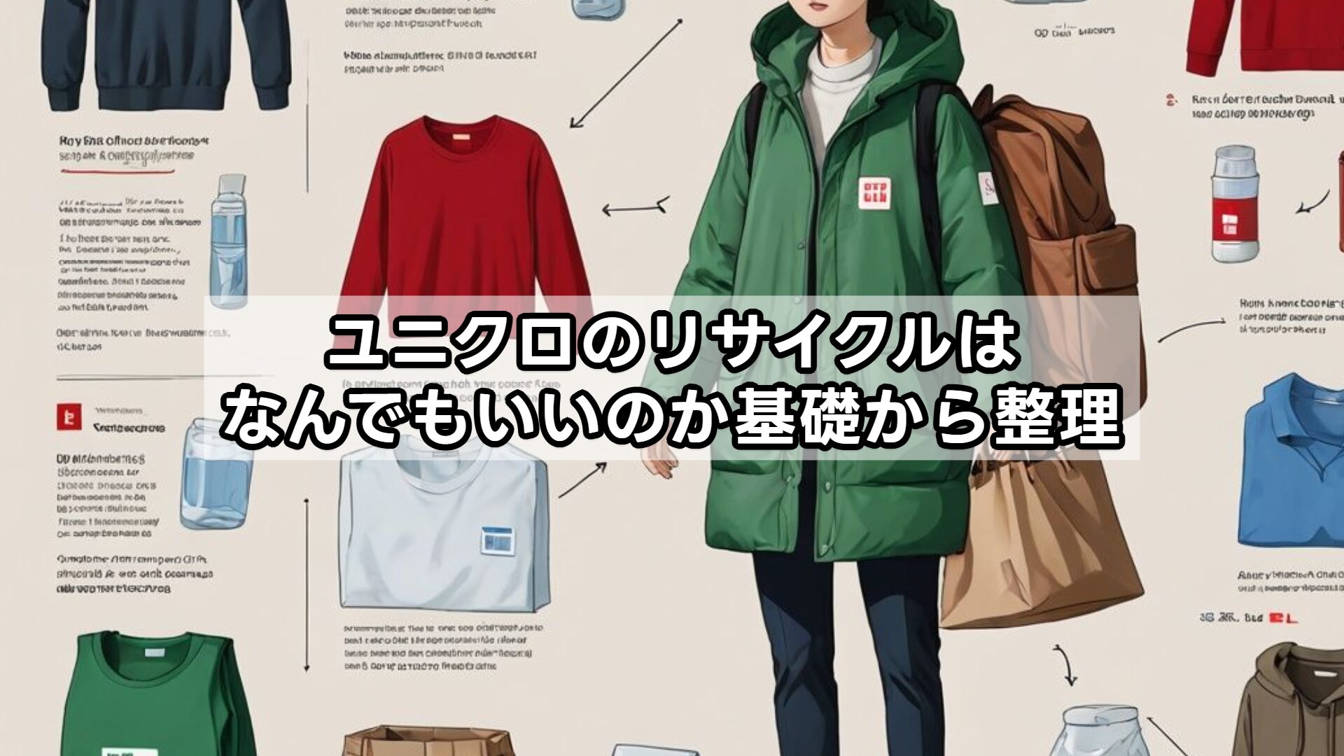ユニクロのリサイクルはなんでもいいのか基礎から整理