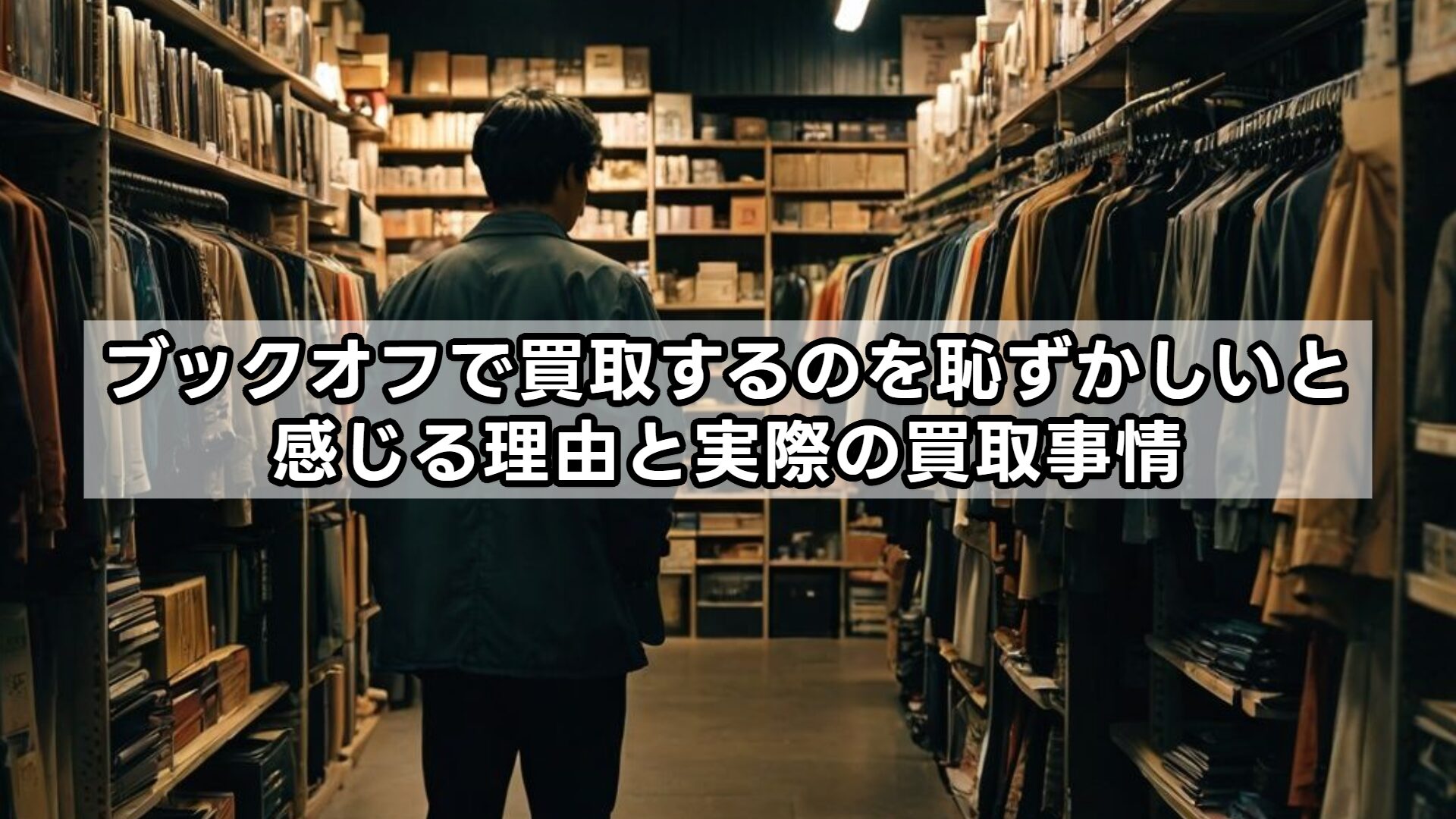 ブックオフで買取するのを恥ずかしいと感じる理由と実際の買取事情