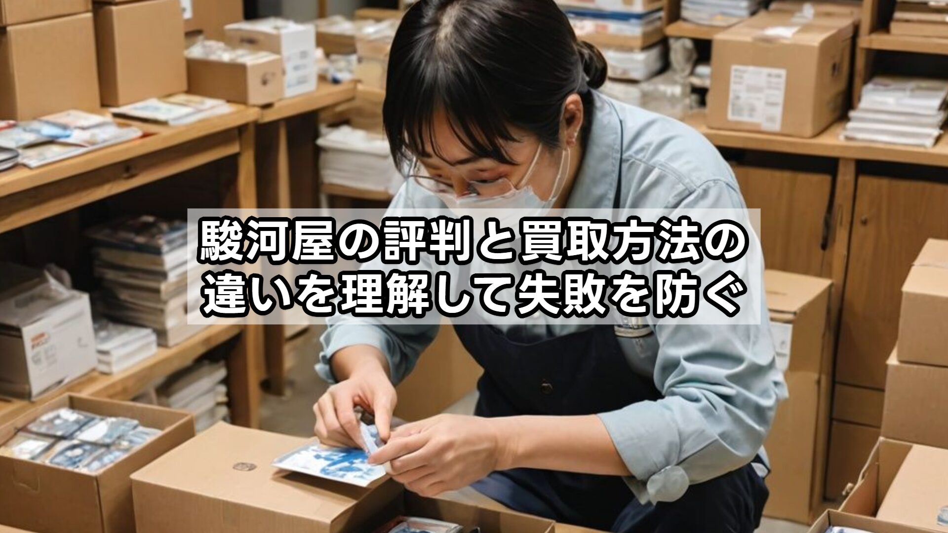 駿河屋の評判と買取方法の違いを理解して失敗を防ぐ