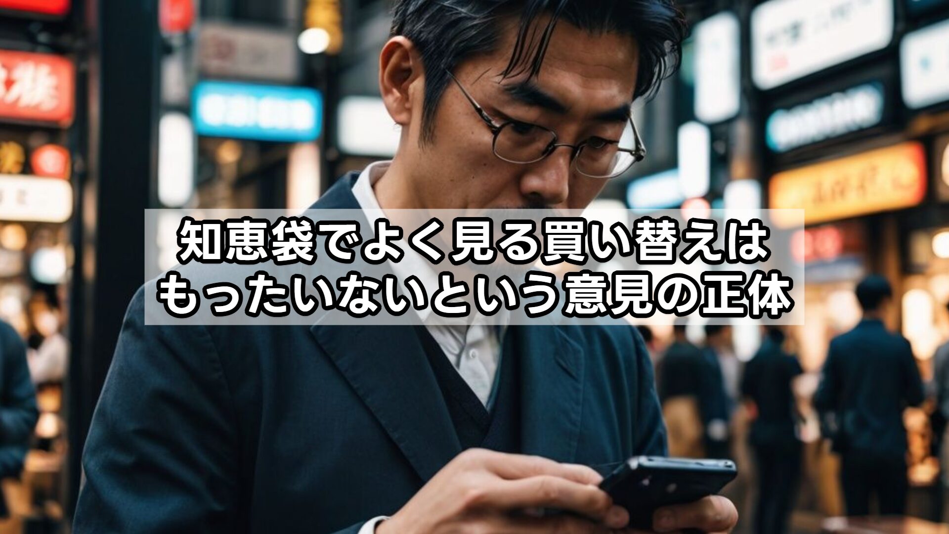 知恵袋でよく見る買い替えはもったいないという意見の正体