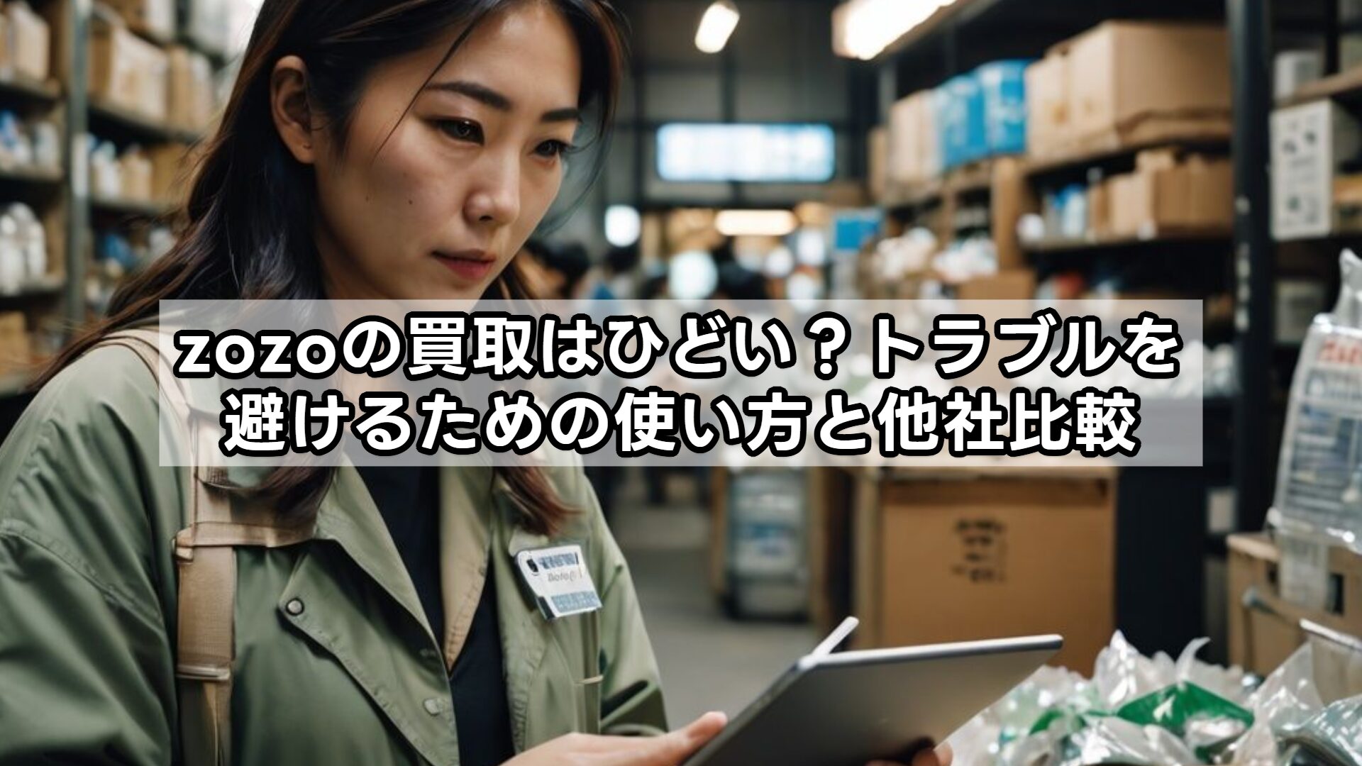 zozoの買取はひどい？トラブルを避けるための使い方と他社比較