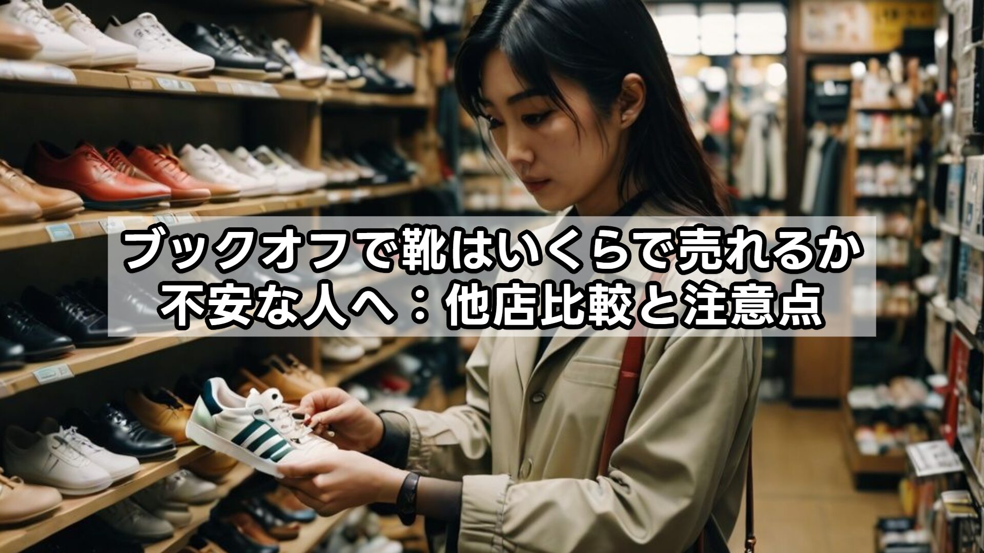 ブックオフで靴はいくらで売れるか不安な人へ:他店比較と注意点
