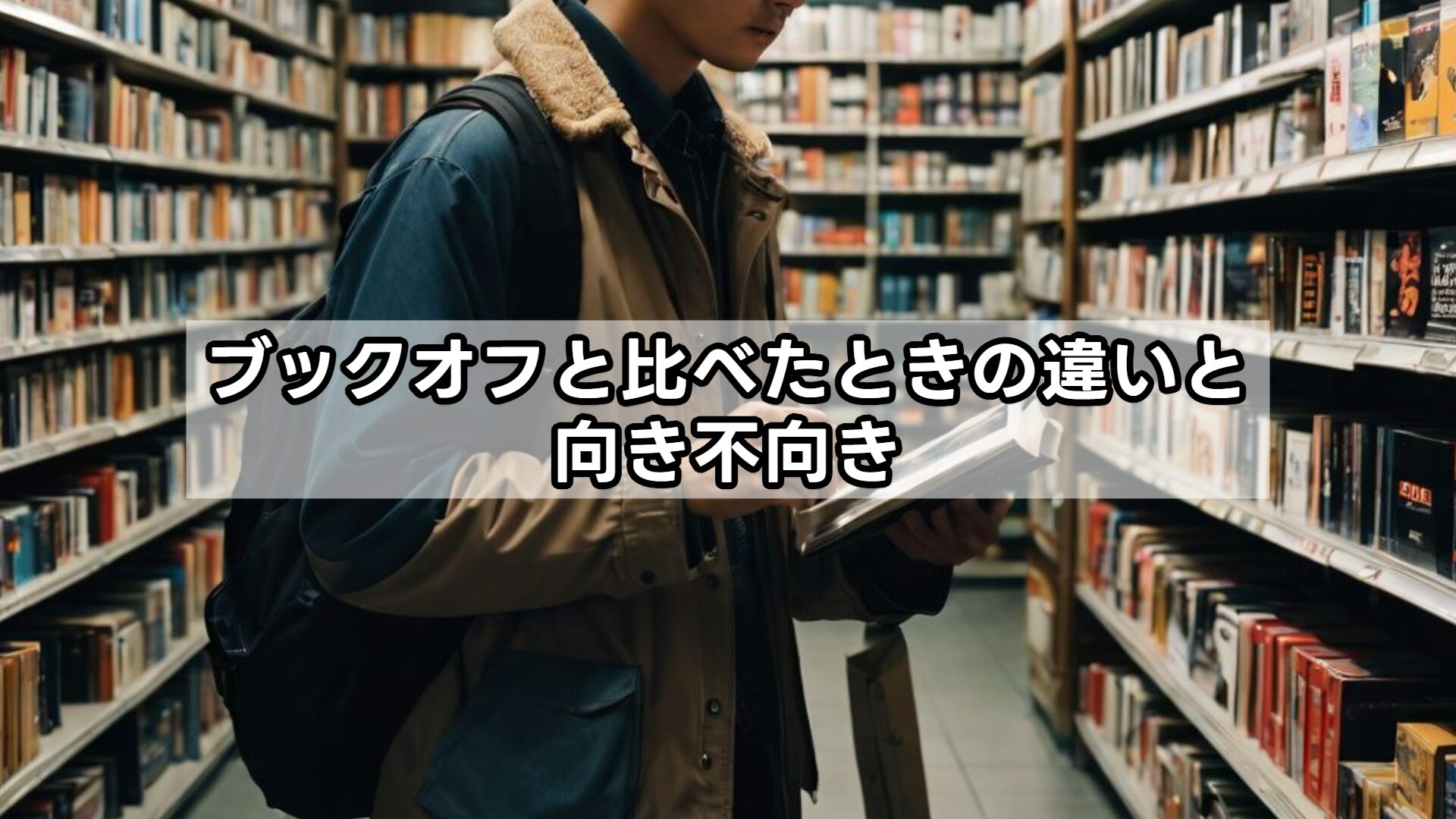 ブックオフと比べたときの違いと向き不向き
