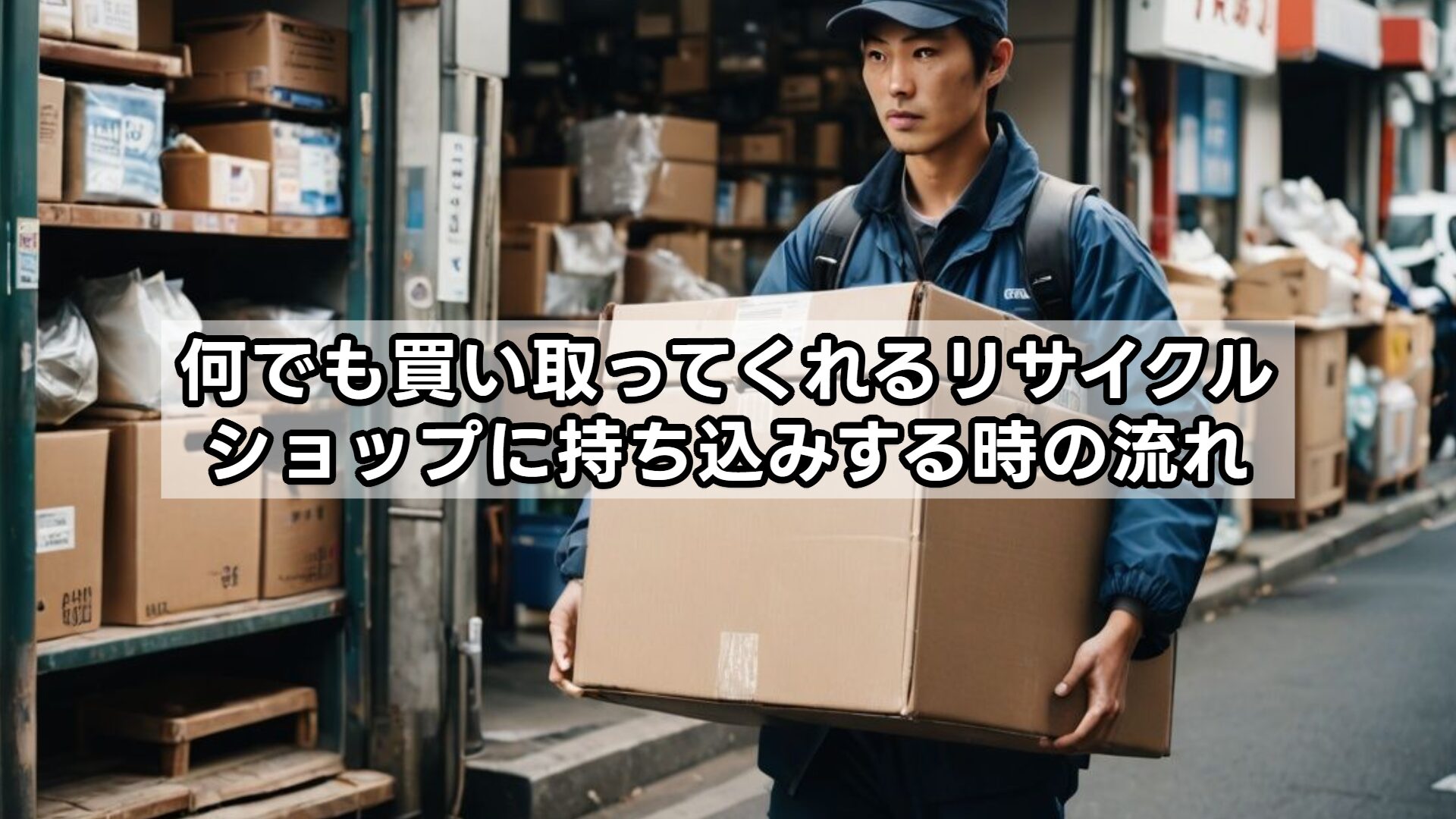 何でも買い取ってくれるリサイクルショップに持ち込みする時の流れ