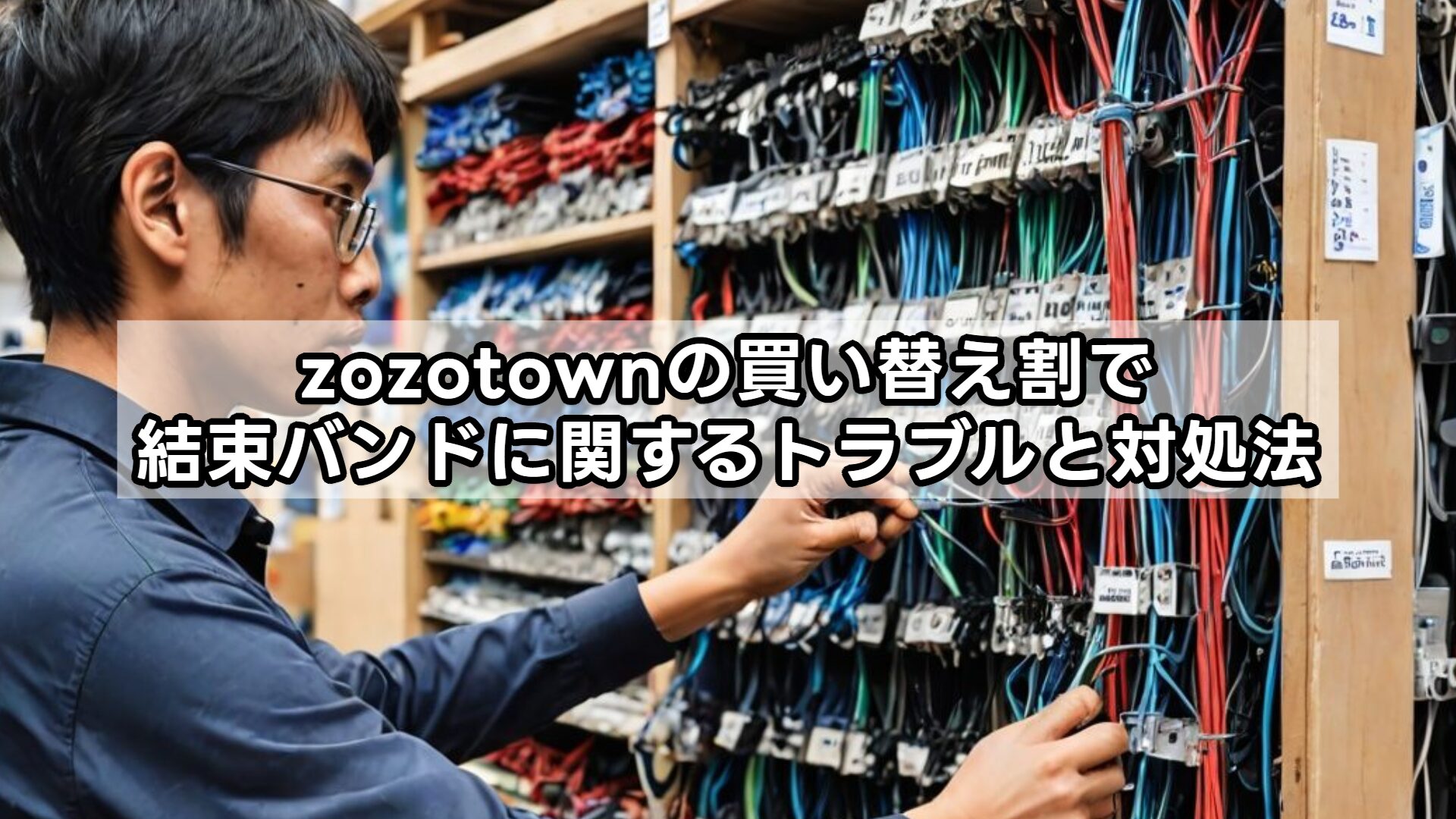 zozotownの買い替え割で結束バンドに関するトラブルと対処法
